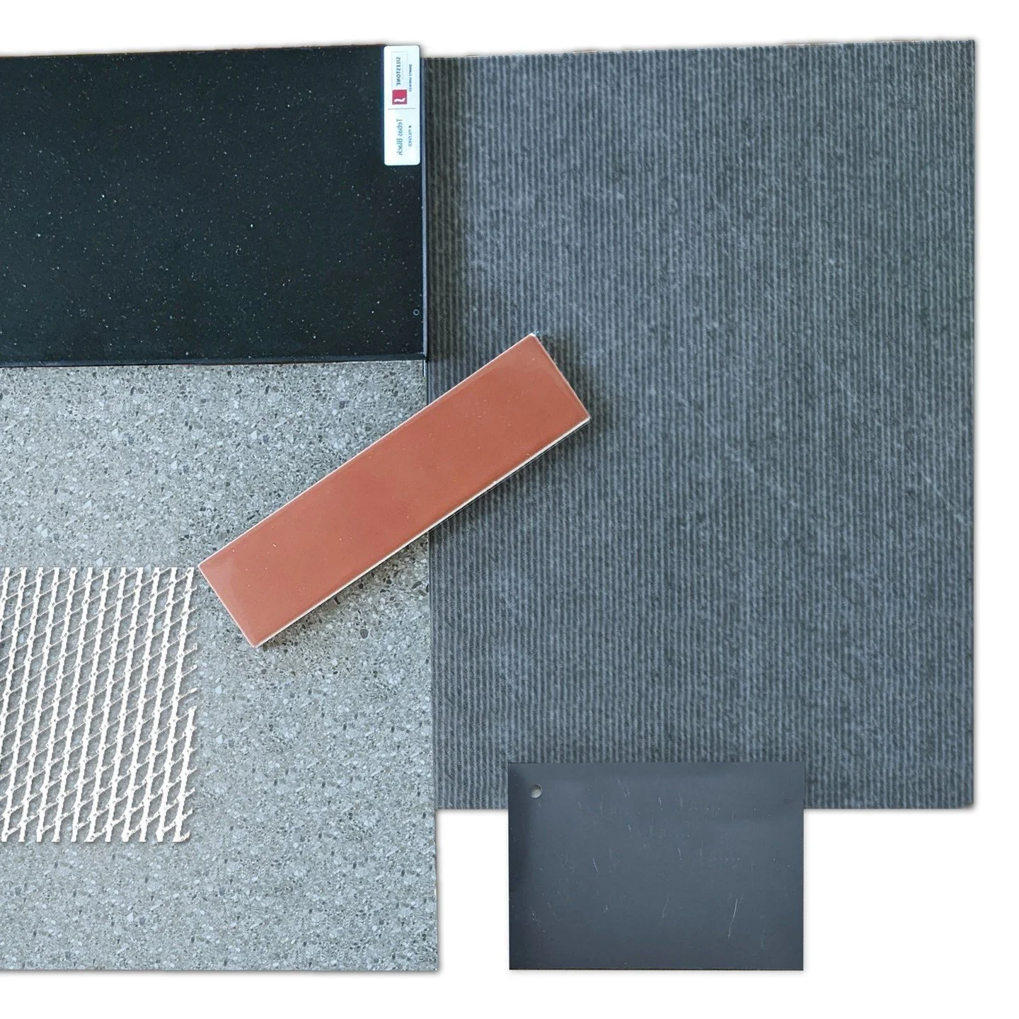 Outside to inside selections: softer industrial look with wood accents, colour pops, and perforated screen. 

#materials #cladding #interiordesign #yeginfillproject #yegarchitecture #yegdesign #industrialdesign