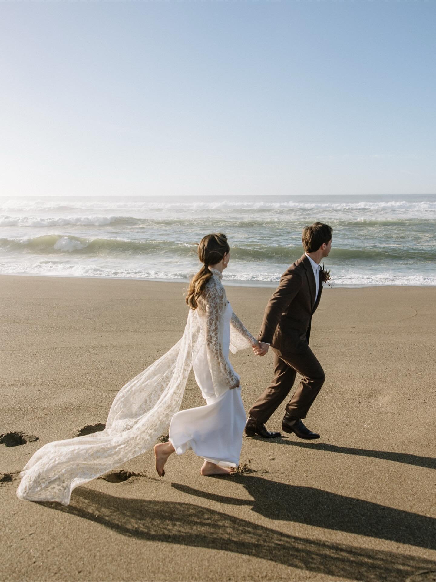 These two crafted a day that reflected them in every way.. slow morning vows and breakfast at home, a City Hall ceremony with their parents, a coastal afternoon and oysters with their closest friends and family. 
Intimate, joyful, and entirely theirs