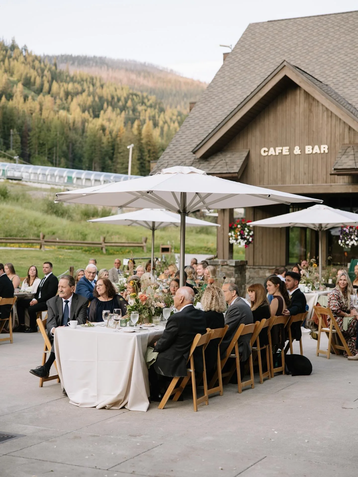 The best day getting Brynn + Corey married on the top of @skiwhitefish 🏔️ #montanawedding