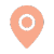 Map location pin icon in pink
