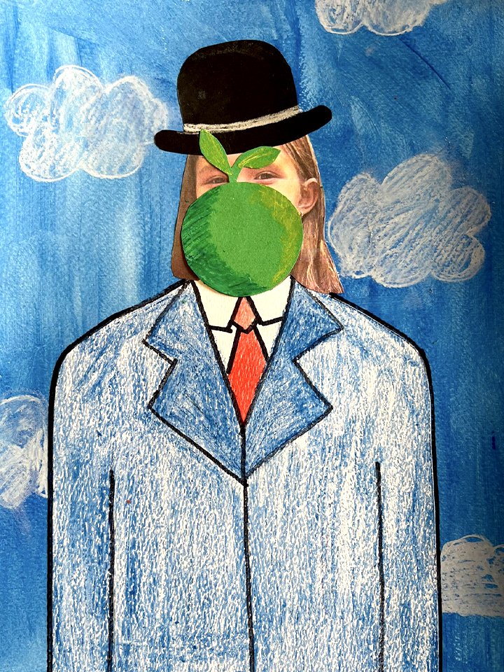 3G Rene Magritte Portrait