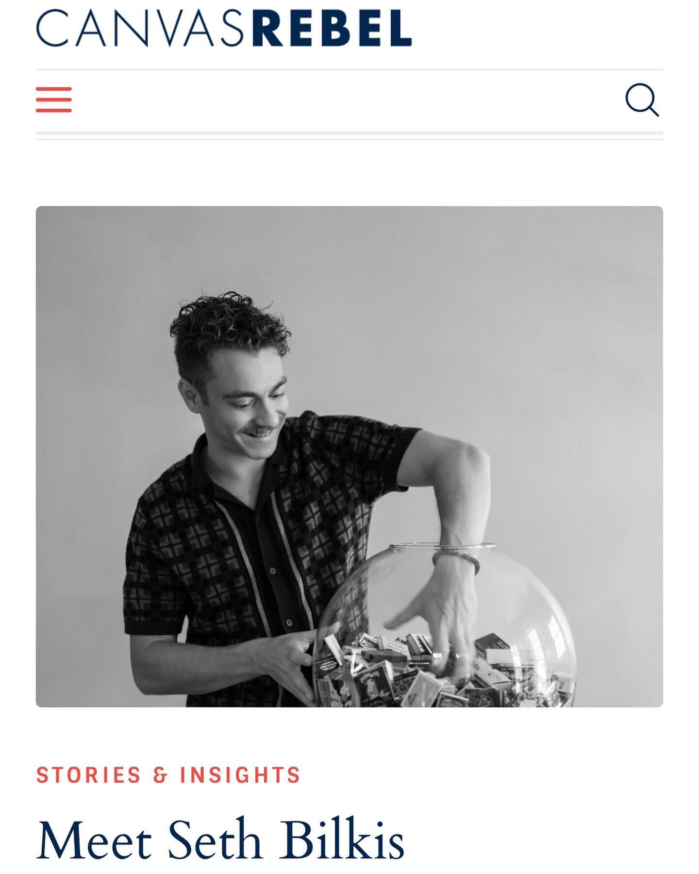 Canvas Rebel Interview!!! I am honored to have been nominated and selected to appear in this publication. The article is linked in my bio and delves into the origins of matchbox912, my inspirations, and struggles of living and working as a creative! 