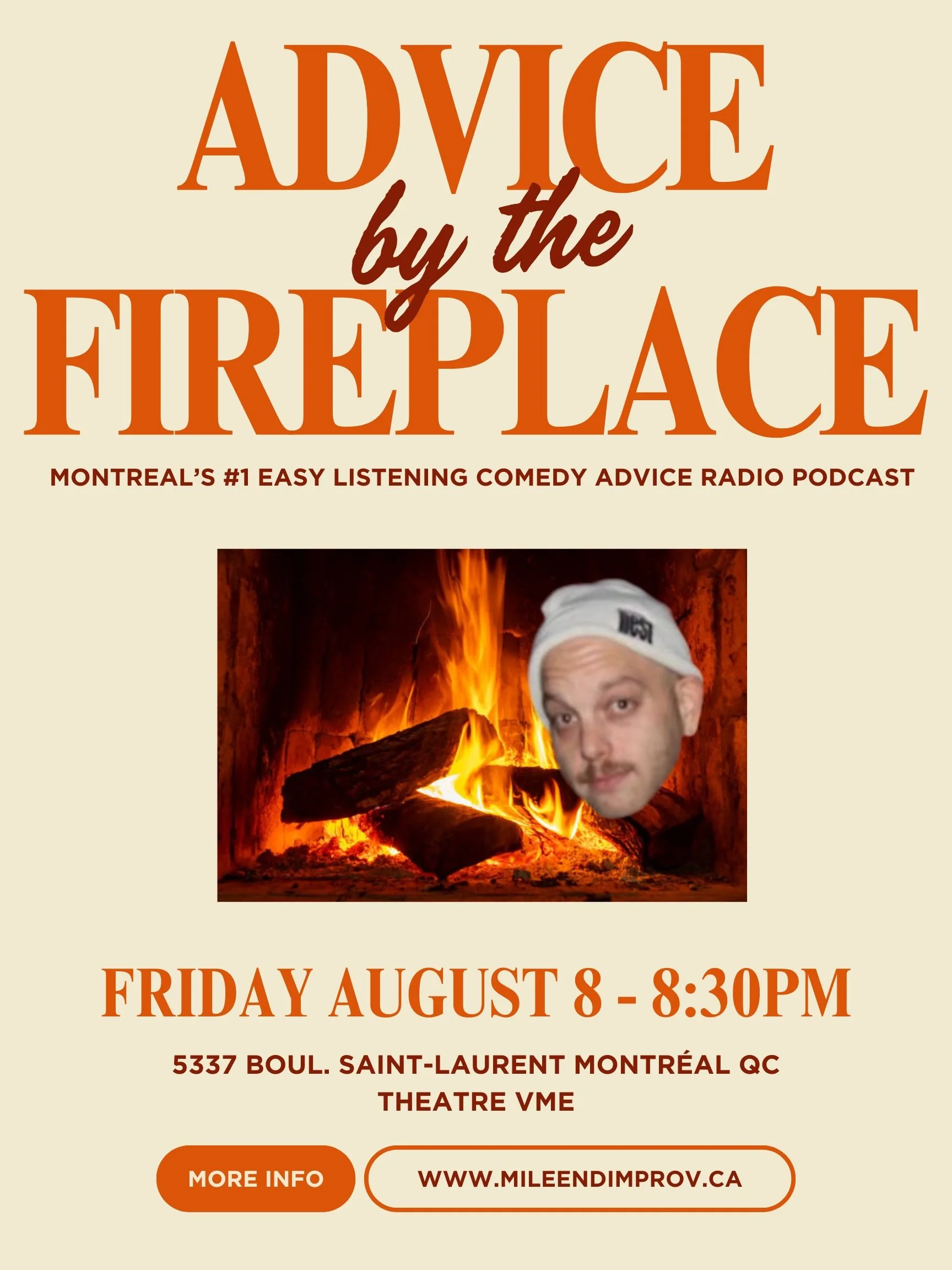 advice by the fireplace LIVE!