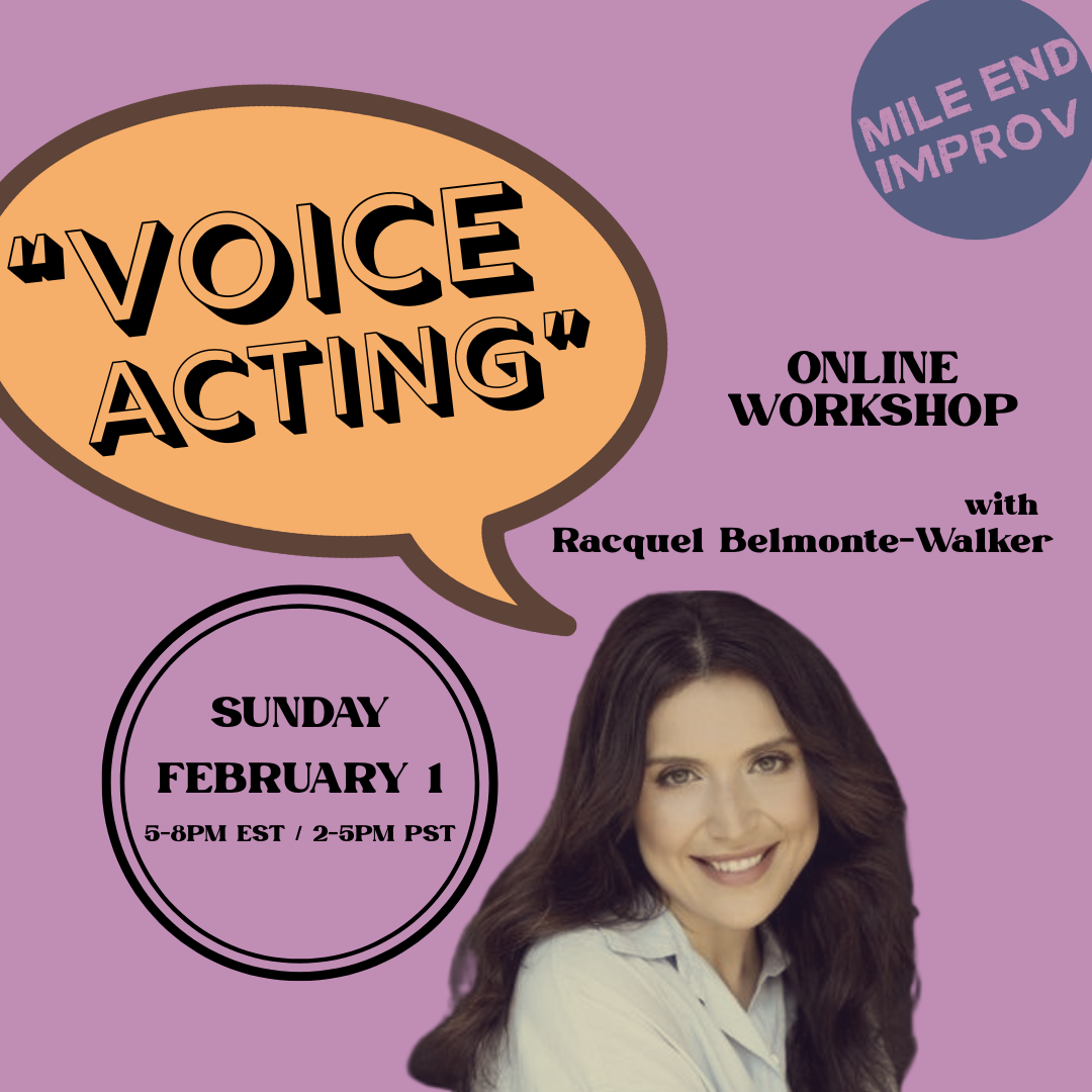 voice acting w/racquel belmonte-walker