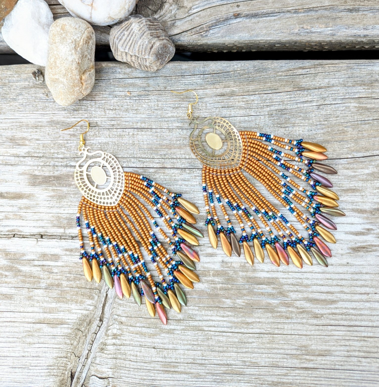 Seed Bead Earrings