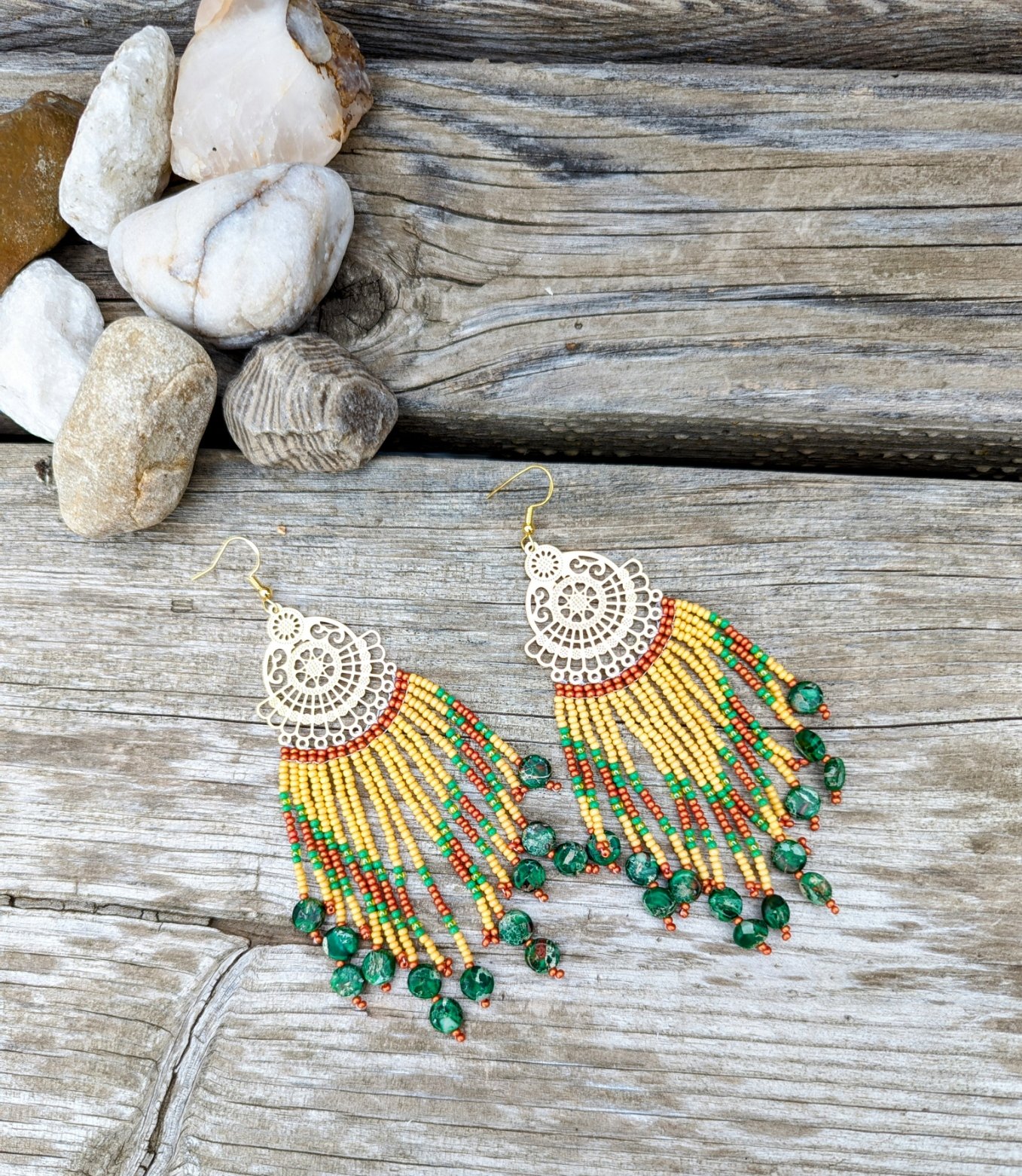 Seed Bead Earrings