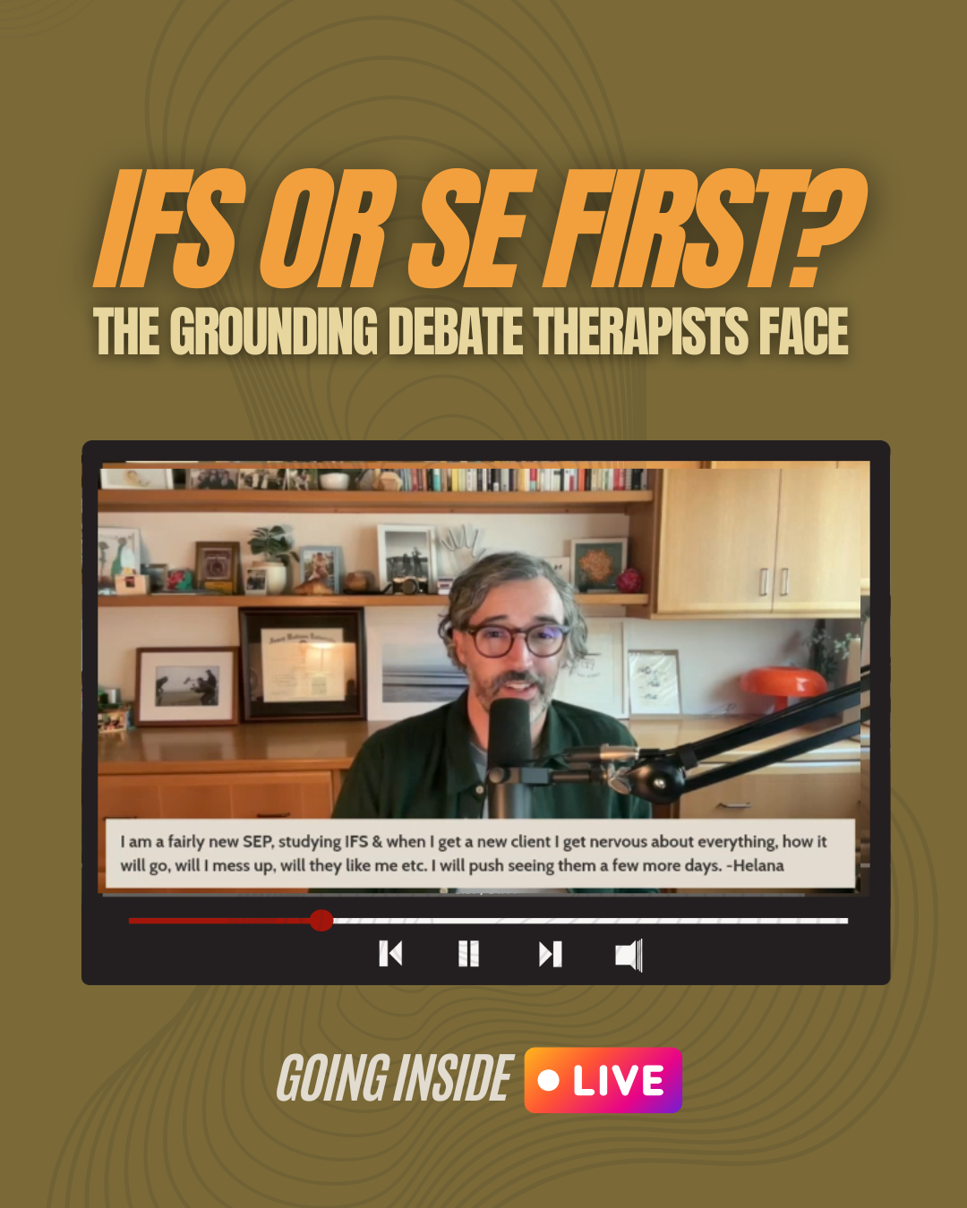 IFS or SE First? The Grounding Debate Therapists Face