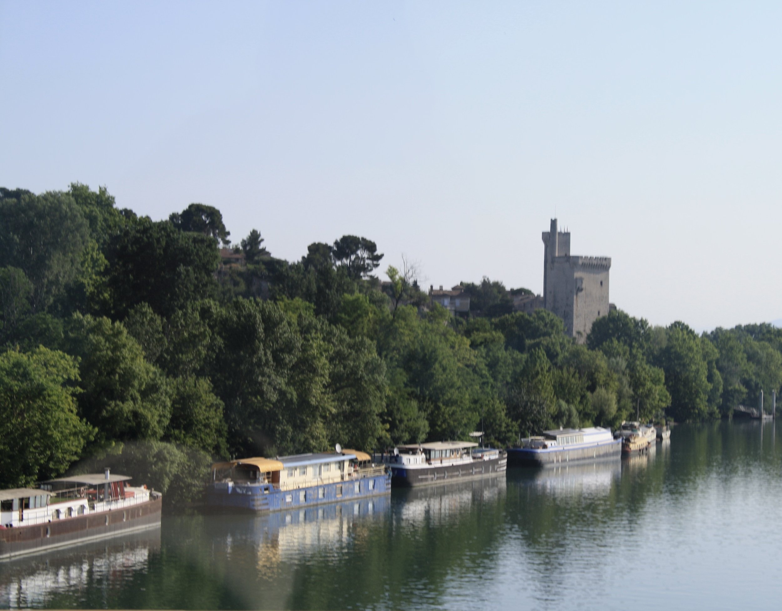 Rhone River Near Avignon