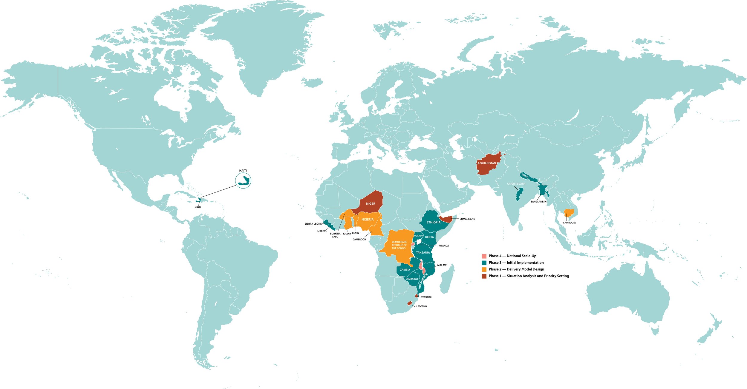 Four New Countries Join the NCDI Poverty Network