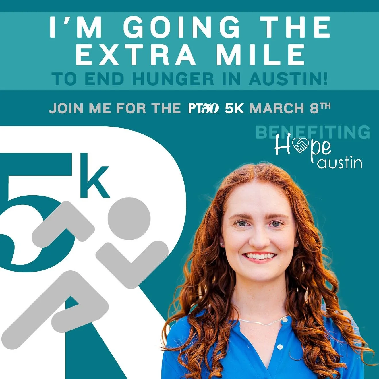 Let&rsquo;s run! (Or jog or walk) 🏃&zwj;♀️ The @pt50austin 5k is coming up on Saturday March 8th. That&rsquo;s the day after my birthday! It&rsquo;s our very first weekend event that is family friendly, client friendly, dog friendly, stroller friend