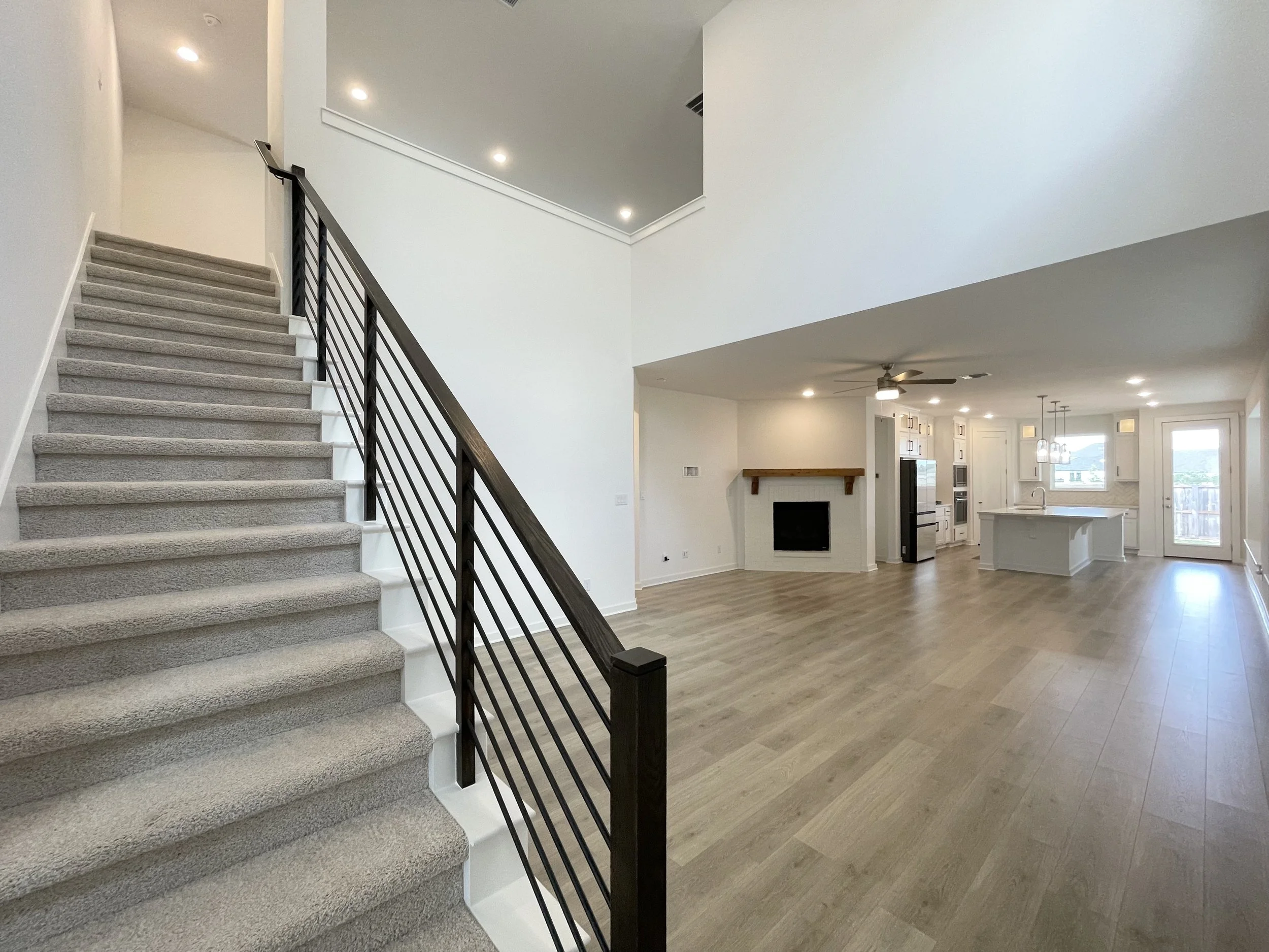 Entry and living room