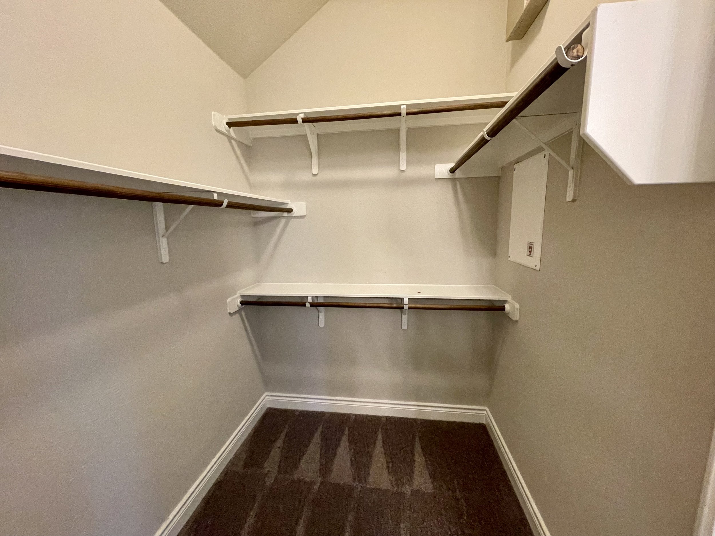 Primary closet.