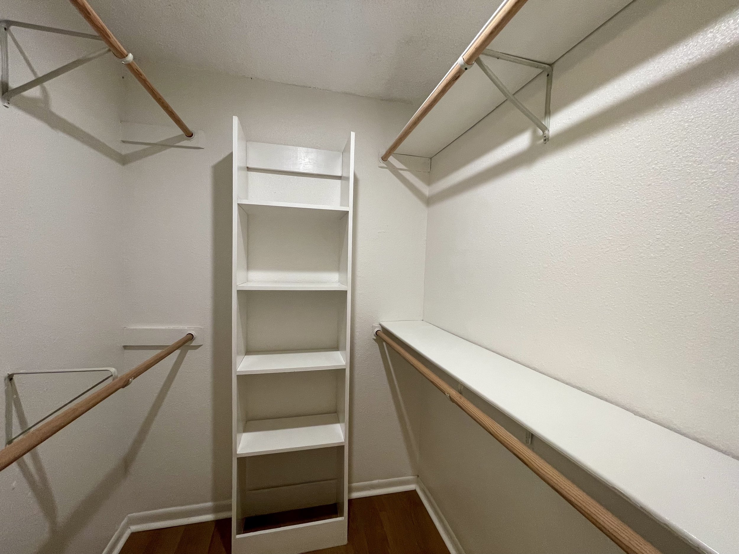 Primary closet.