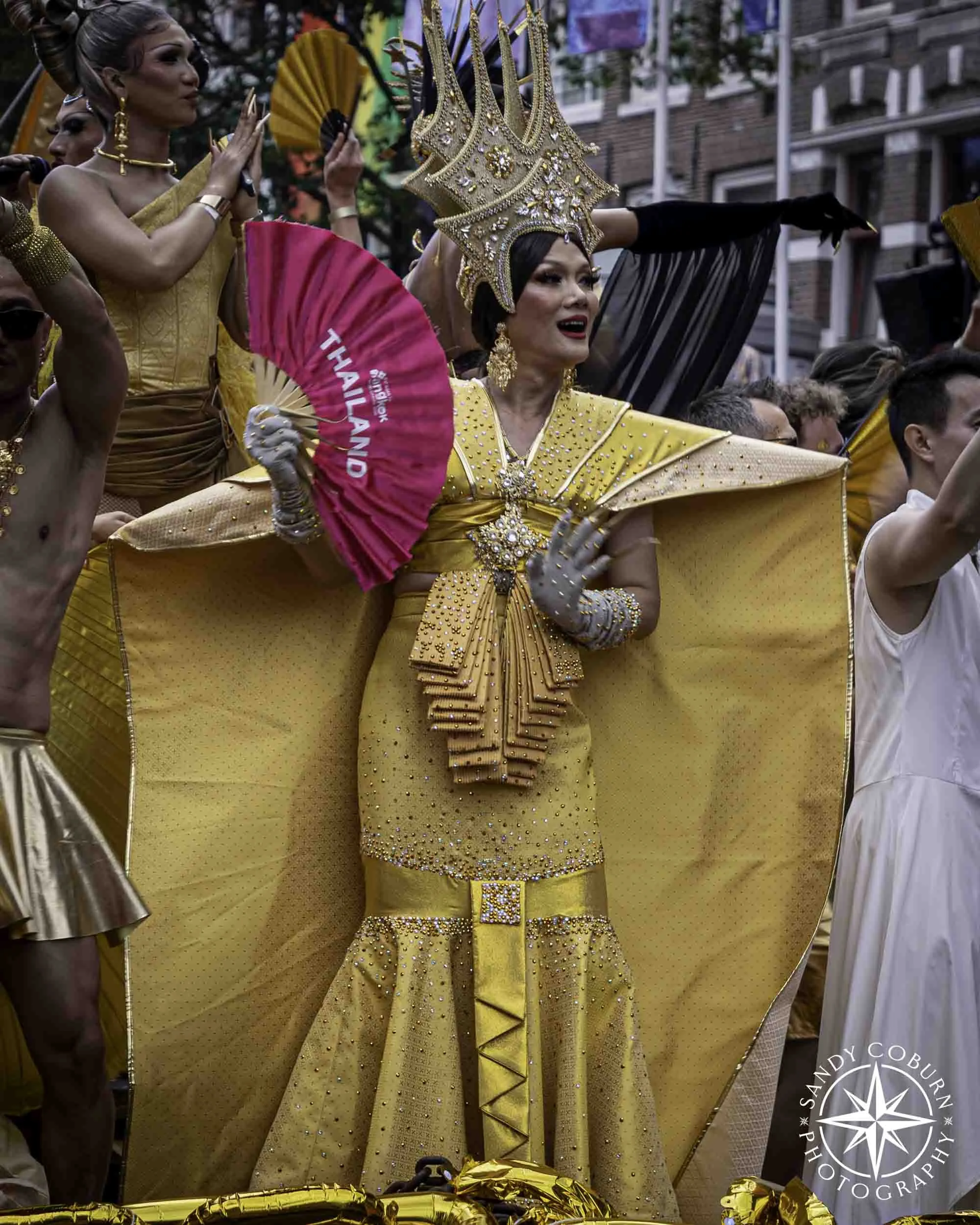 Thailand Celebrity Art Arya at the 2026 WorldPride Amsterdam Canal Parade