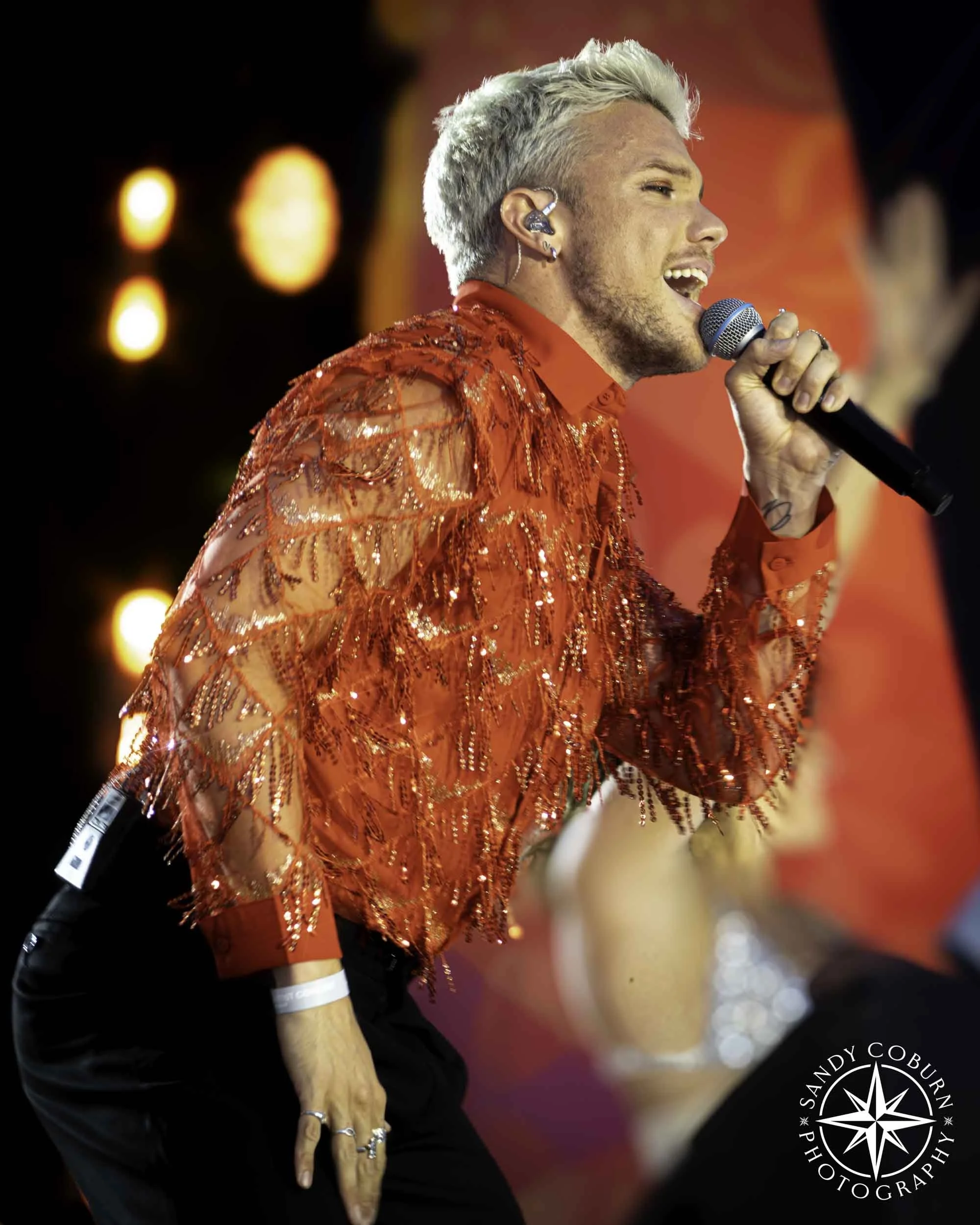Paul Morris, Dutch/Venezuelan singer and WorldPride Ambassador, performing at the UNITY Concert