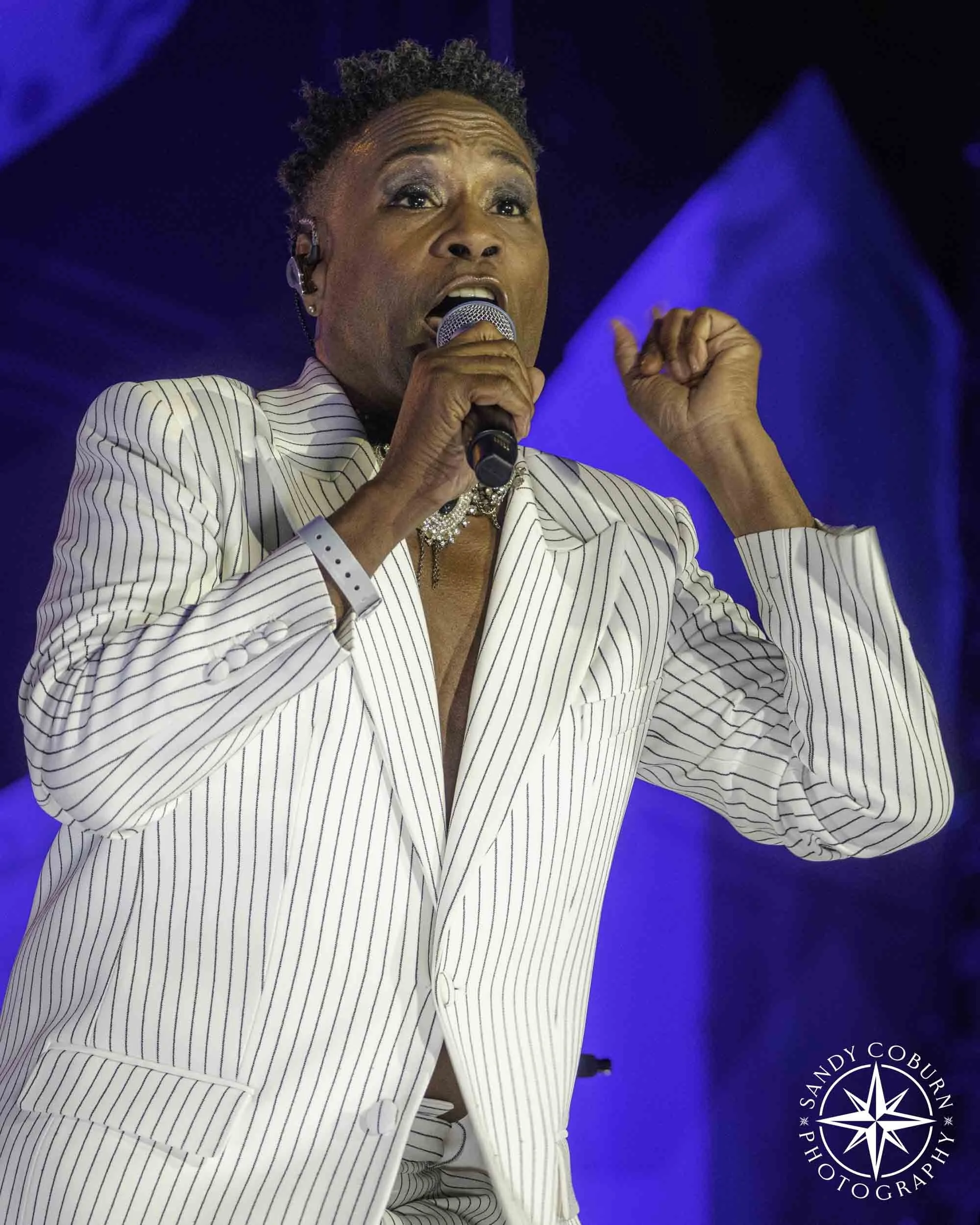 Billy Porter, singer, actor, writer, director and star of Kinki Boots and Pose, performing at the WorldPride Unity Concert