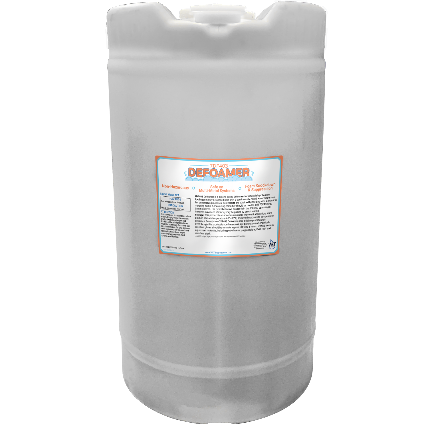7DF403 Defoamer Silicone Emulsion Industrial Foam Control Guide ...