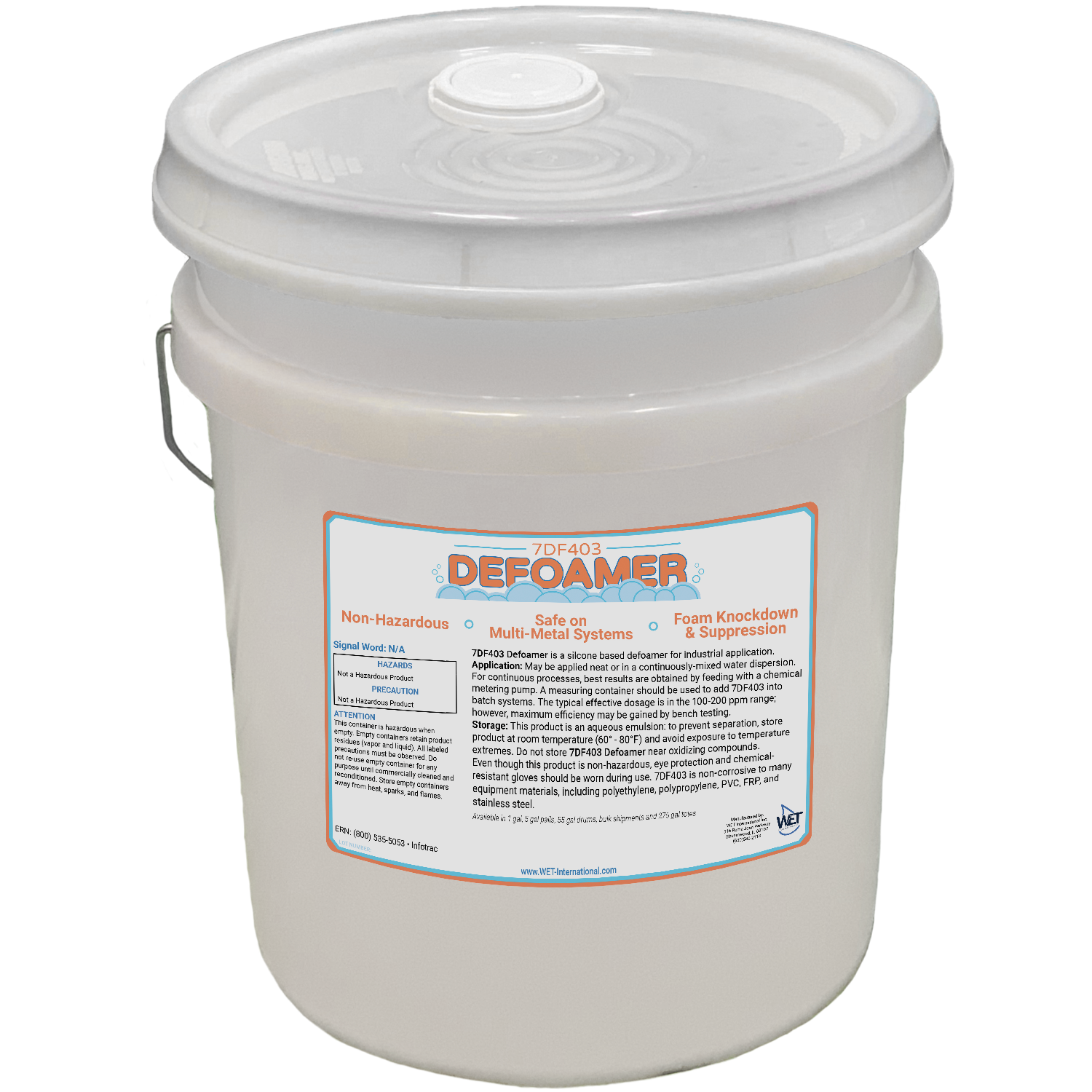 7DF403 Defoamer Silicone Emulsion Industrial Foam Control Guide ...