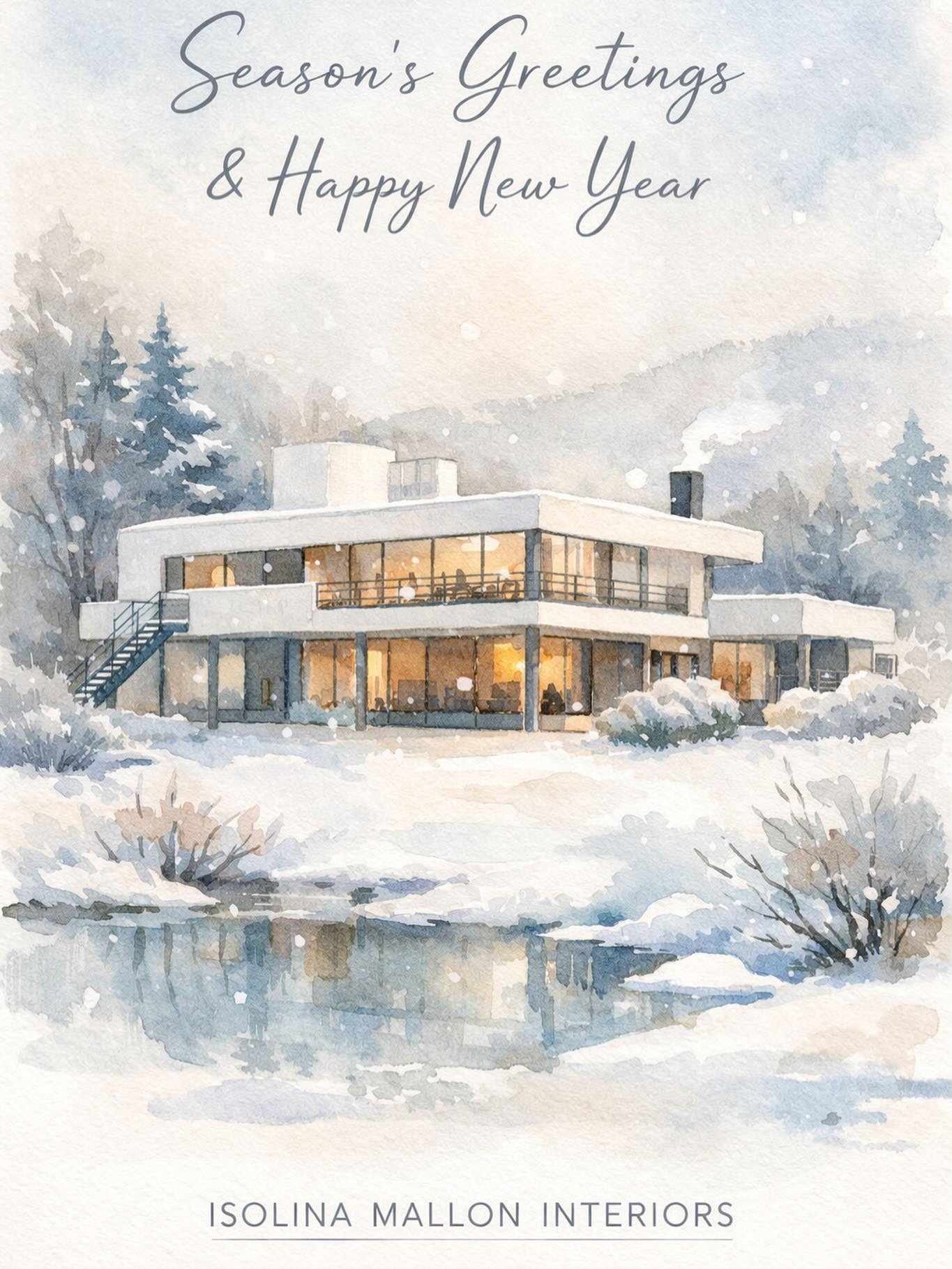 Season&rsquo;s greetings from Isolina Mallon Interiors ❄️
Grateful for a year of meaningful collaborations and beautiful spaces.
Wishing you a peaceful, inspired, and prosperous New Year.
.
.
 #InteriorArchitecture
#DesignDetails #NewYearMood #Timele