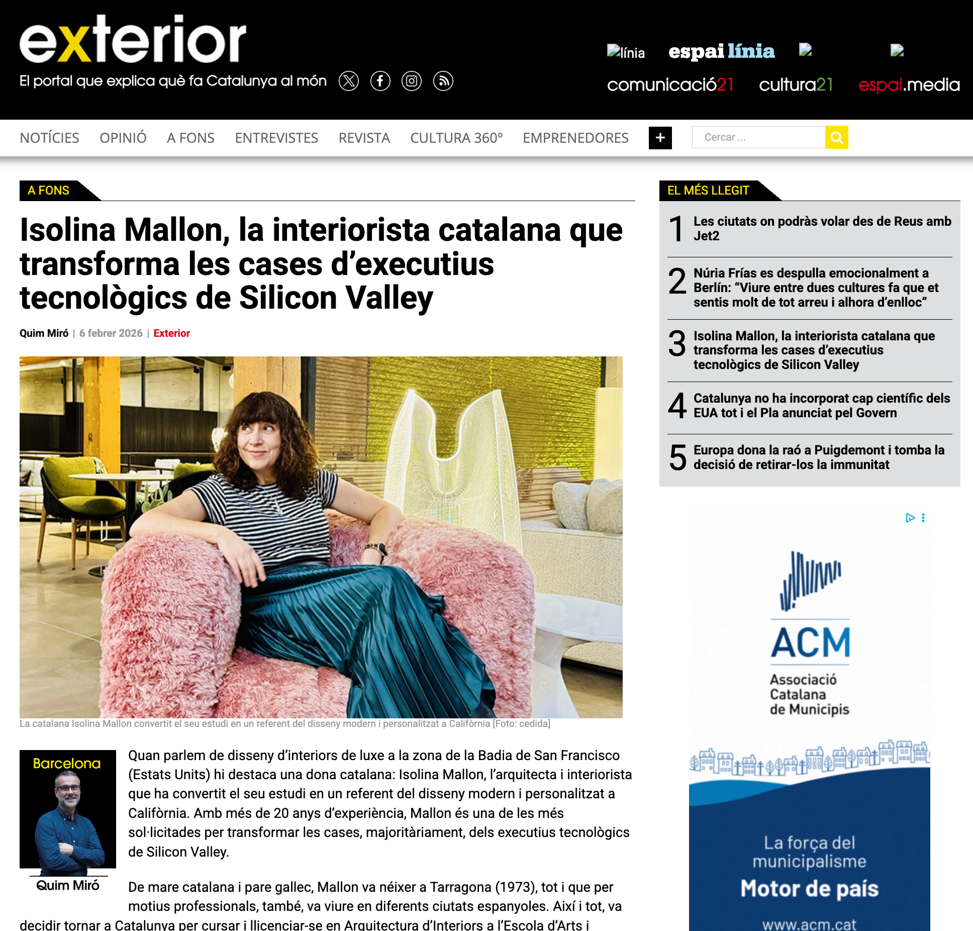 EXTERIOR . Interview. FEB 2026