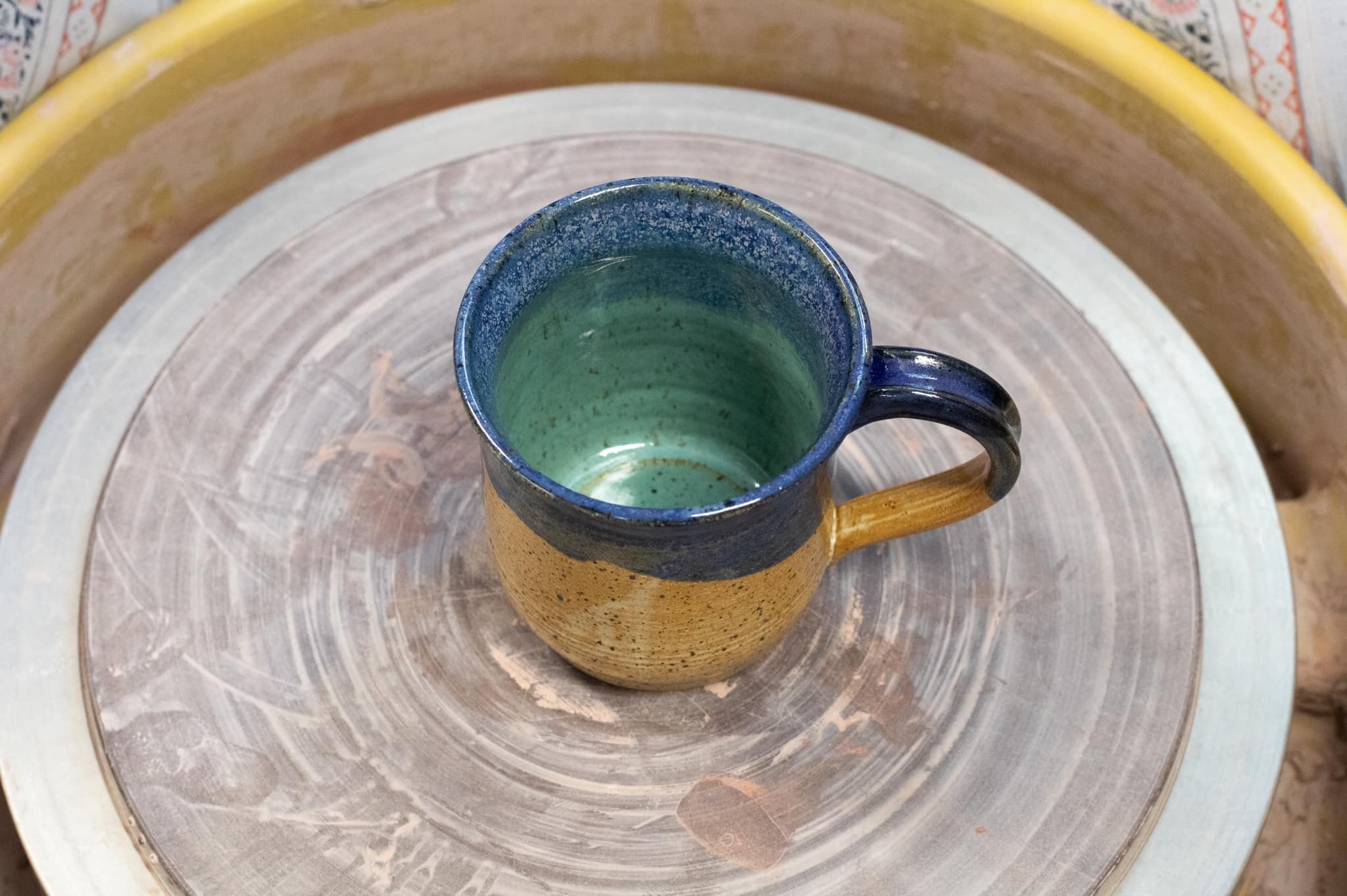 finished handmade mug