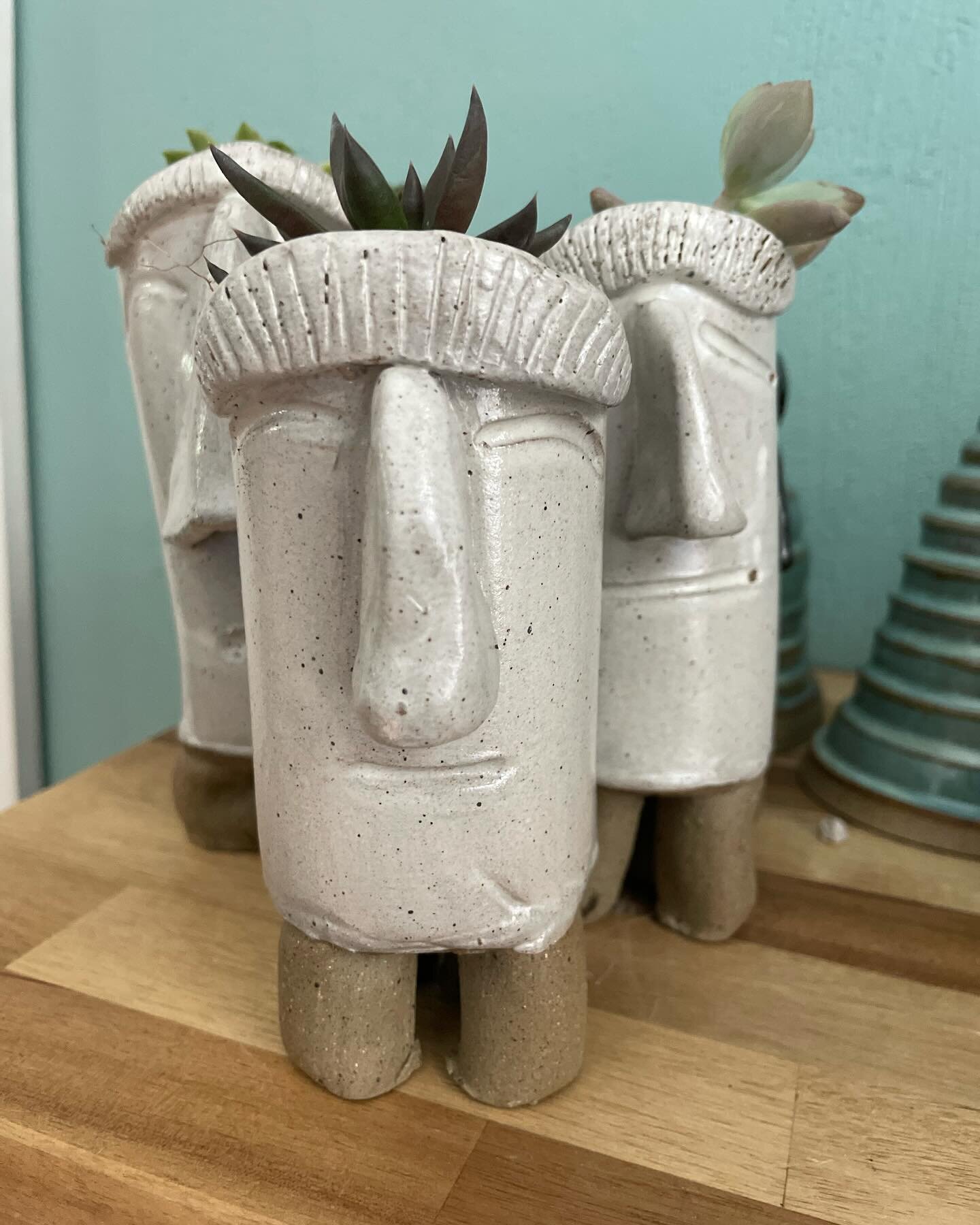 Monday night!!! Come create with me and @23.beans @thegaragevb!!! We will be making pot heads and face vases. Sign up at www.vbpotterystudio.com