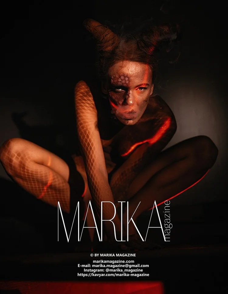 Marika Magazine Halloween editorial featuring creative photography by Dmitry Bugaenko