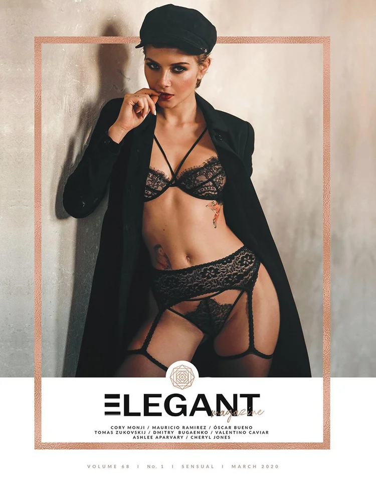 Elegant Magazine cover featuring photography by Dmitry Bugaenko