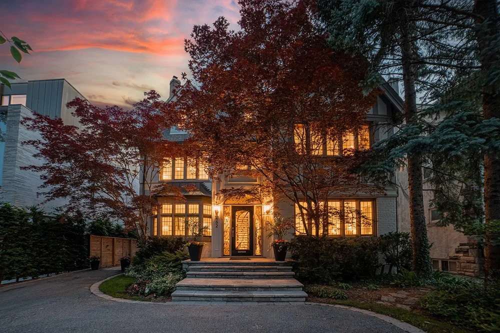 Modern Toronto house exterior photographed for a property listing