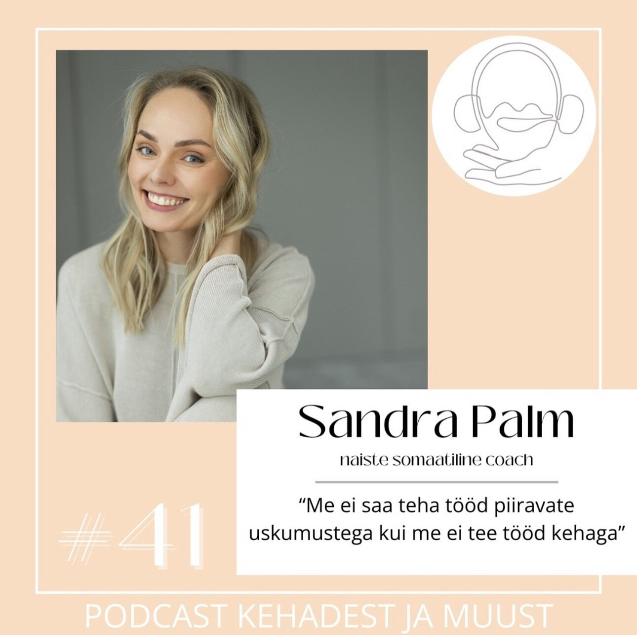 Me ei saa teha t&ouml;&ouml;d piiravate uskumustega kui me ei tee t&ouml;&ouml;d kehaga! 🤍

Saates tuli jutuks: 

- Mis on tuimestamine?
- Mis on regulatsioon?
- Mis on somaatiline coaching?
- Traumast ja stressireaktsioonidest
- Mis on traumat&ouml