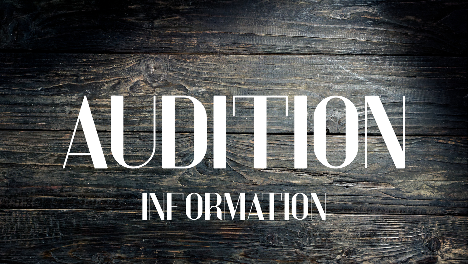 Audition Information — Dirigo Theatre Company