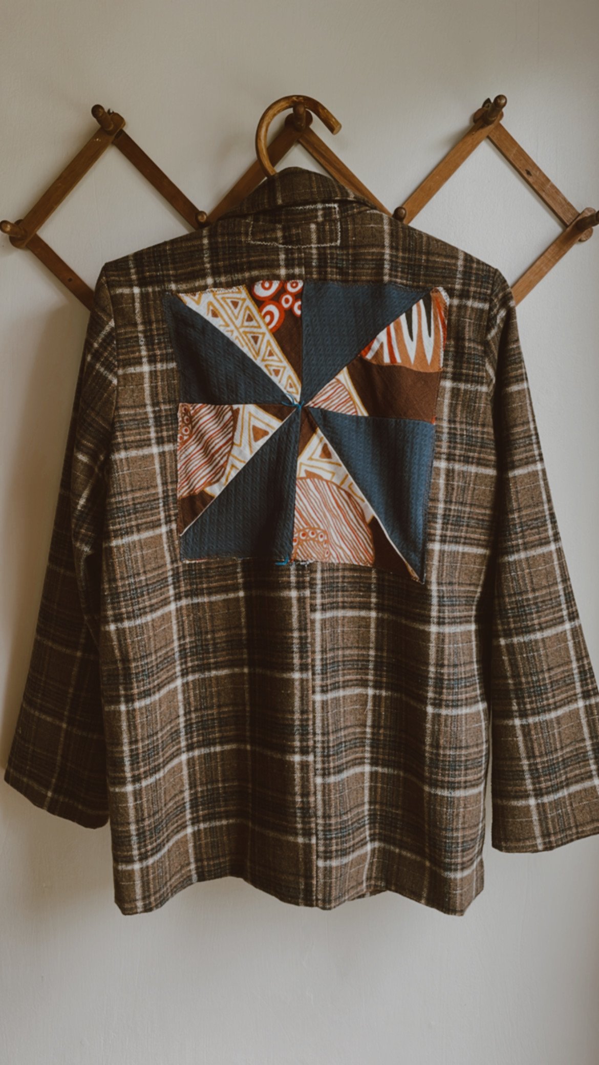 aloha folk quilted blazer