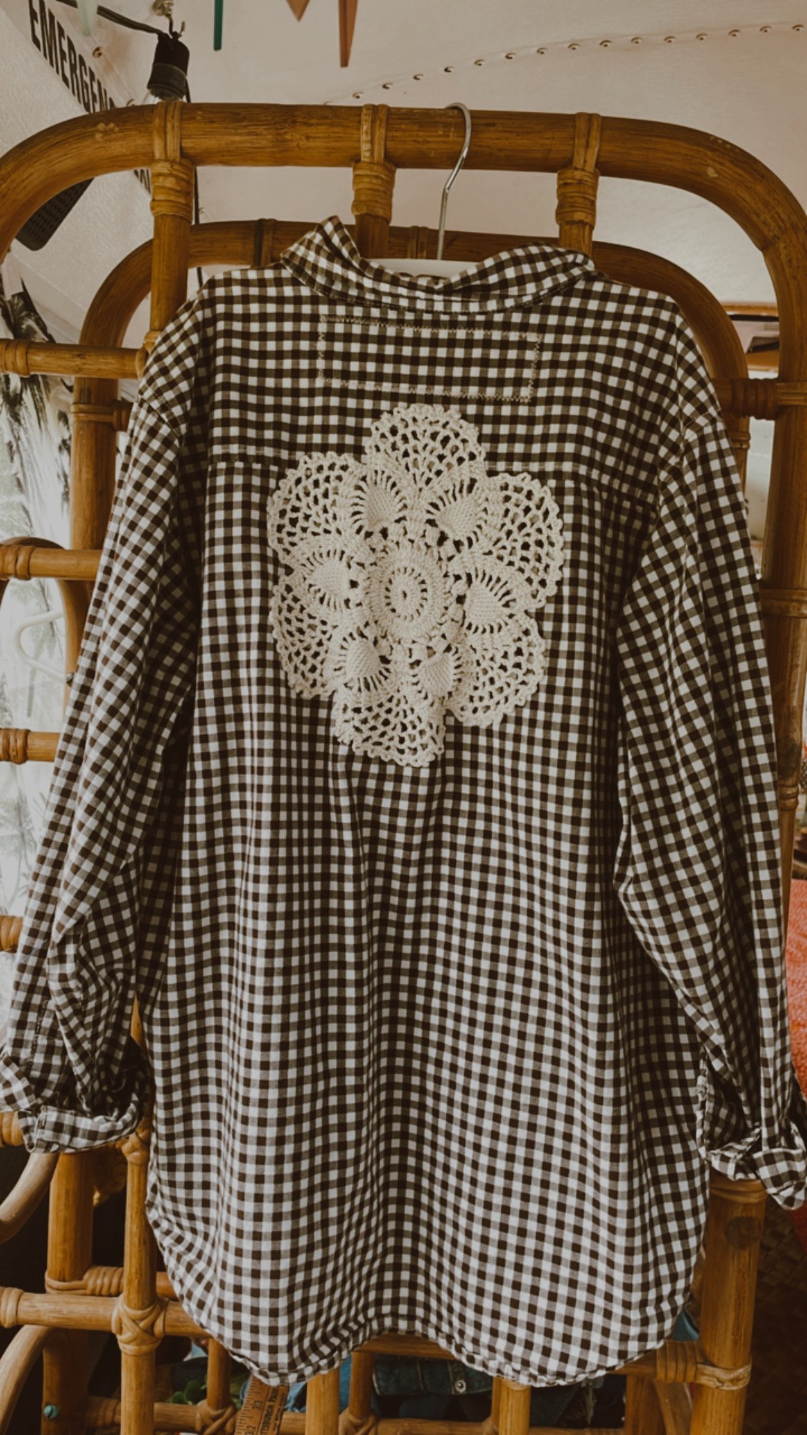 keiki crochet palaka flannel
