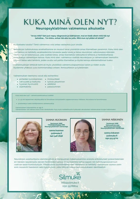 Kuntoutus aikuisille ADHD dignoosin jälkeen; Kuka minä olen nyt?