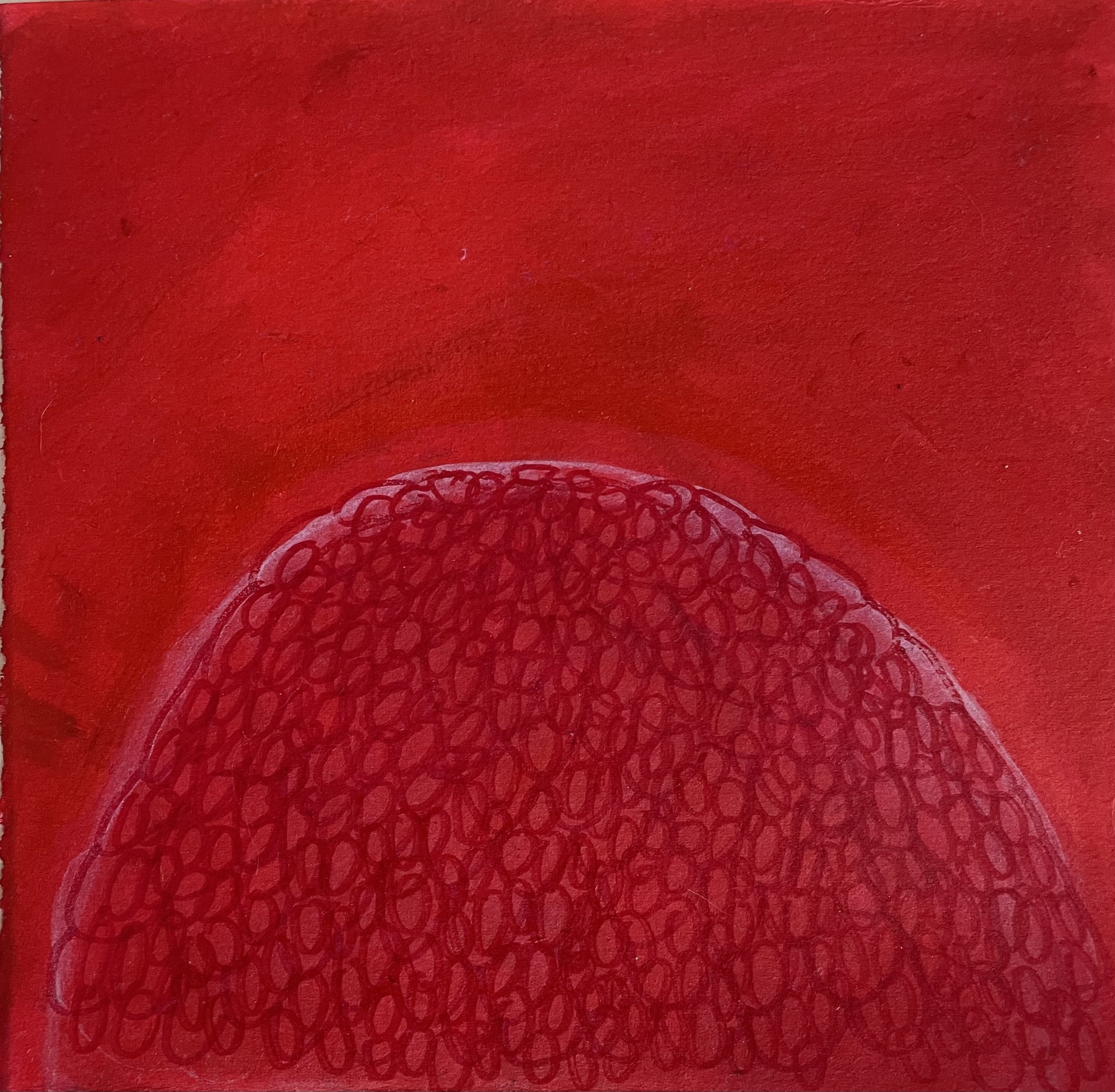 Mound, 2025. Acrylic on Arches, 7.5" x 7.5" $150 - $37 discount = $113