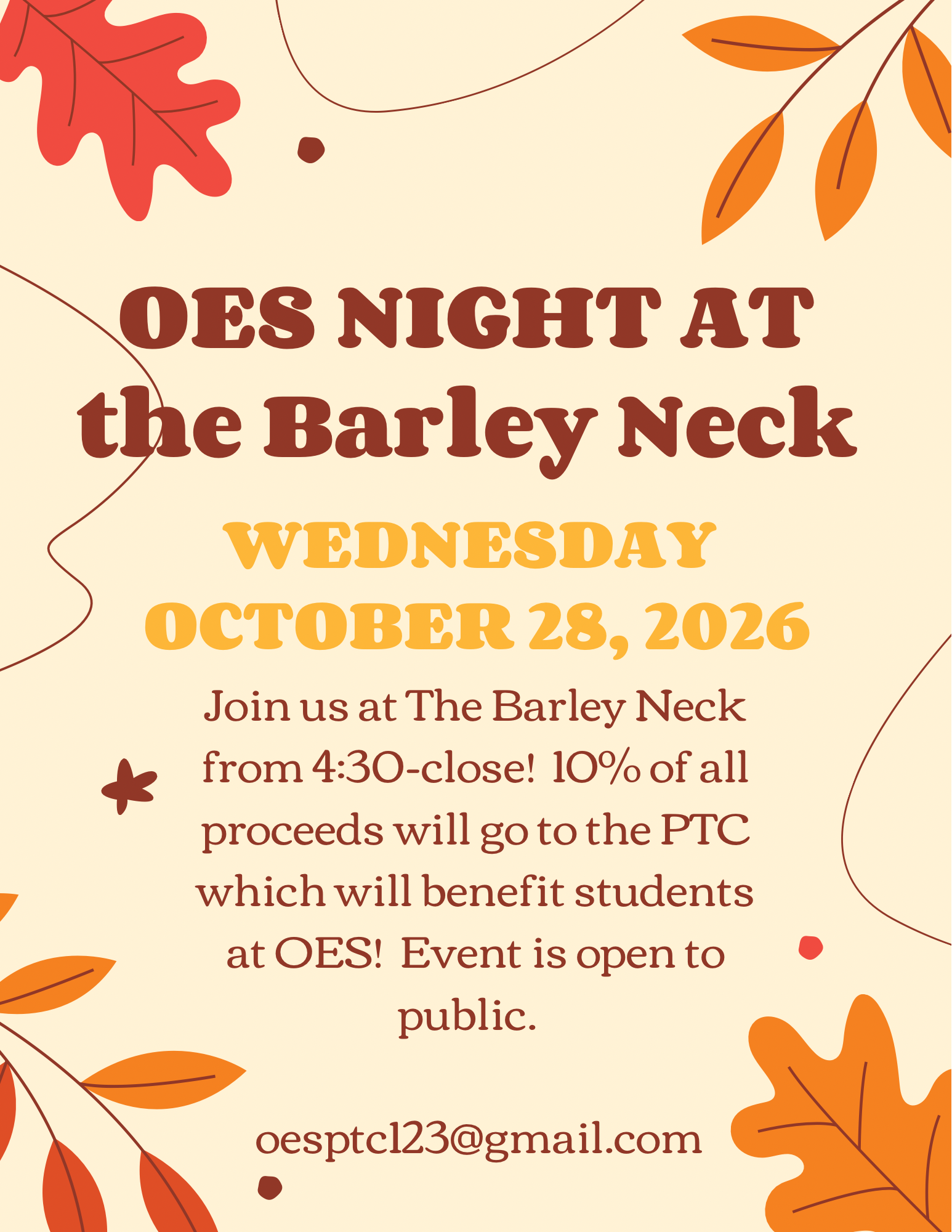 Orleans Elementary School Night