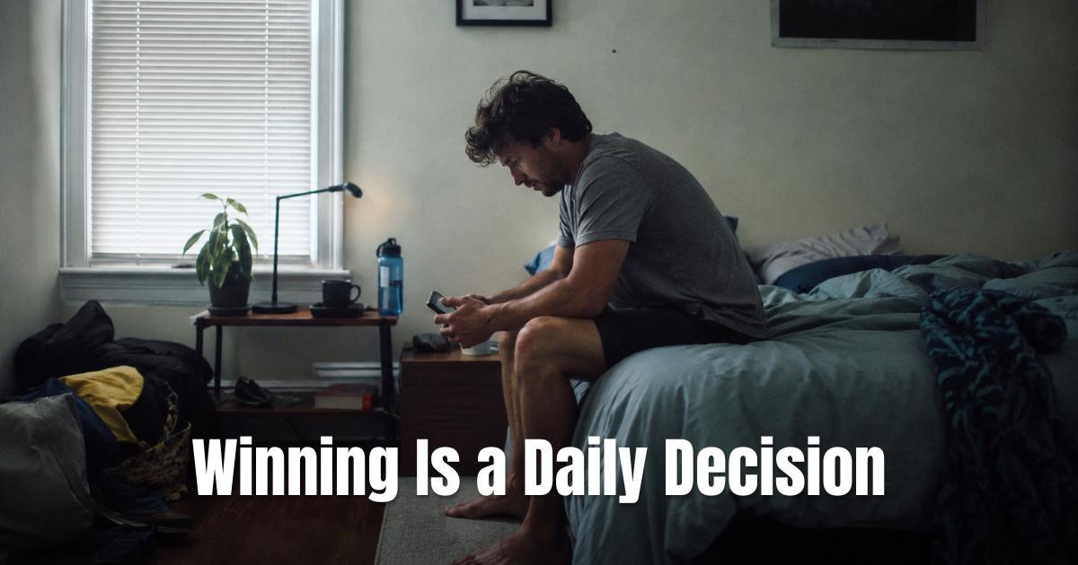 The gap between winners and losers, daily discipline over motivation