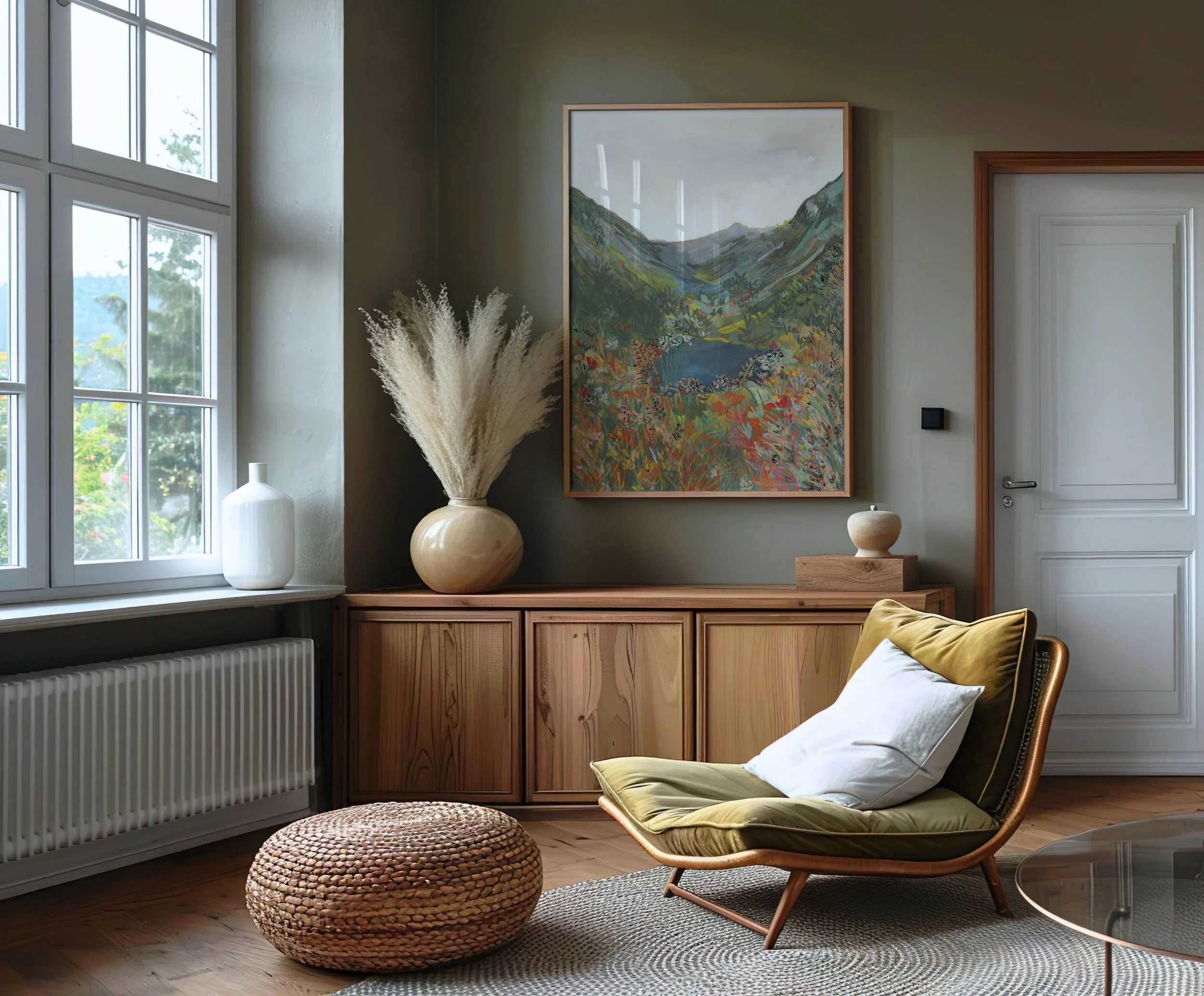 "Into the Lake" Framed Archival PRINT (18x24)