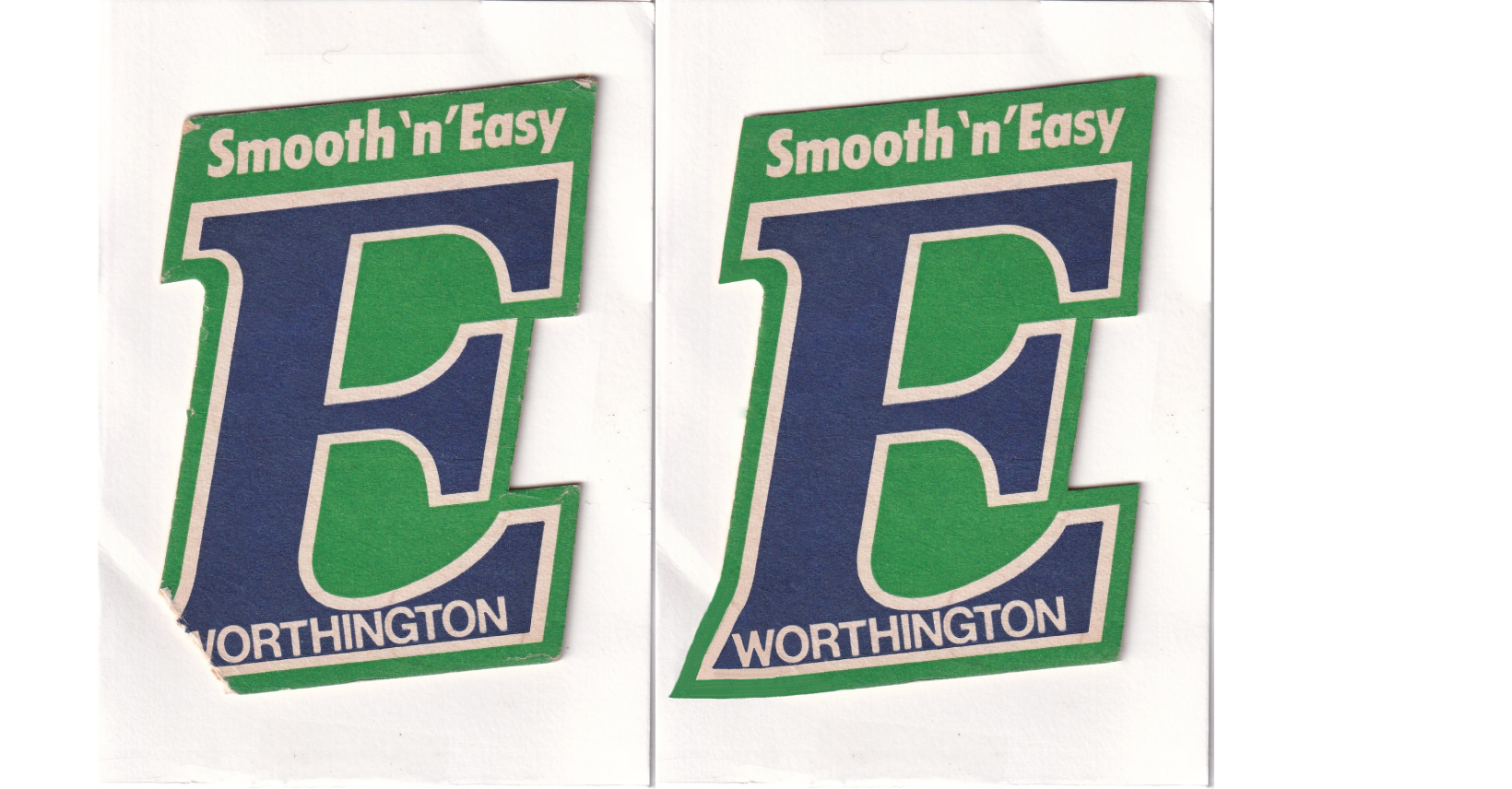 Worthington beer mat, digitally restored by me