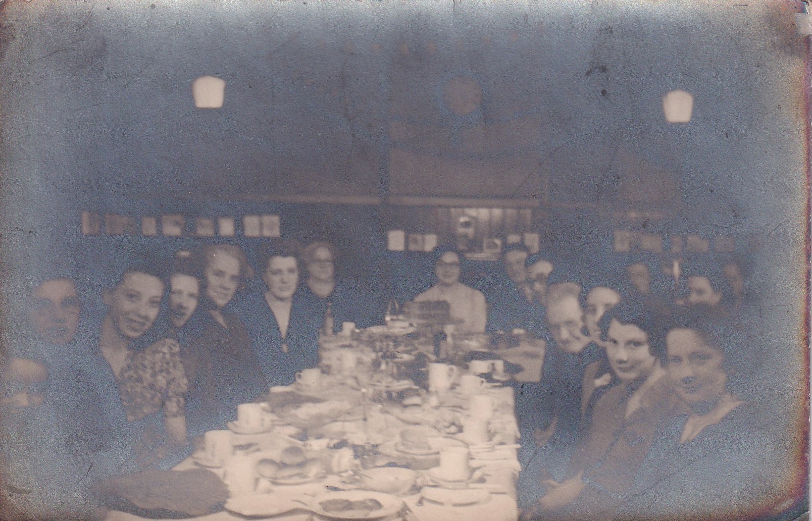 Group photo, silver gelatine print.