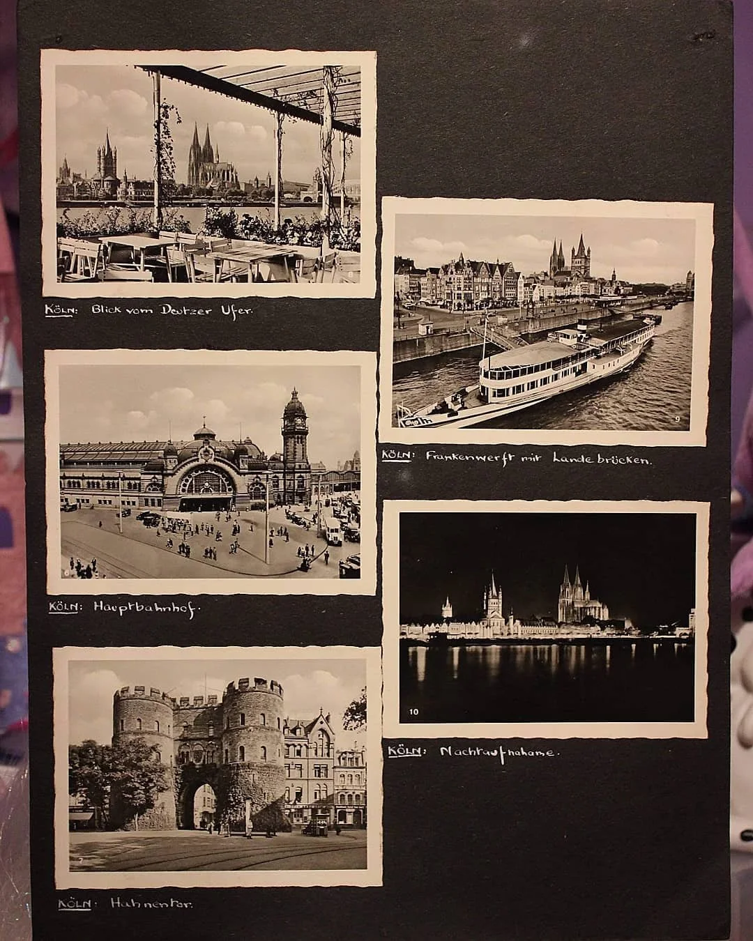 Scrapbook page, Köln, 20th Century