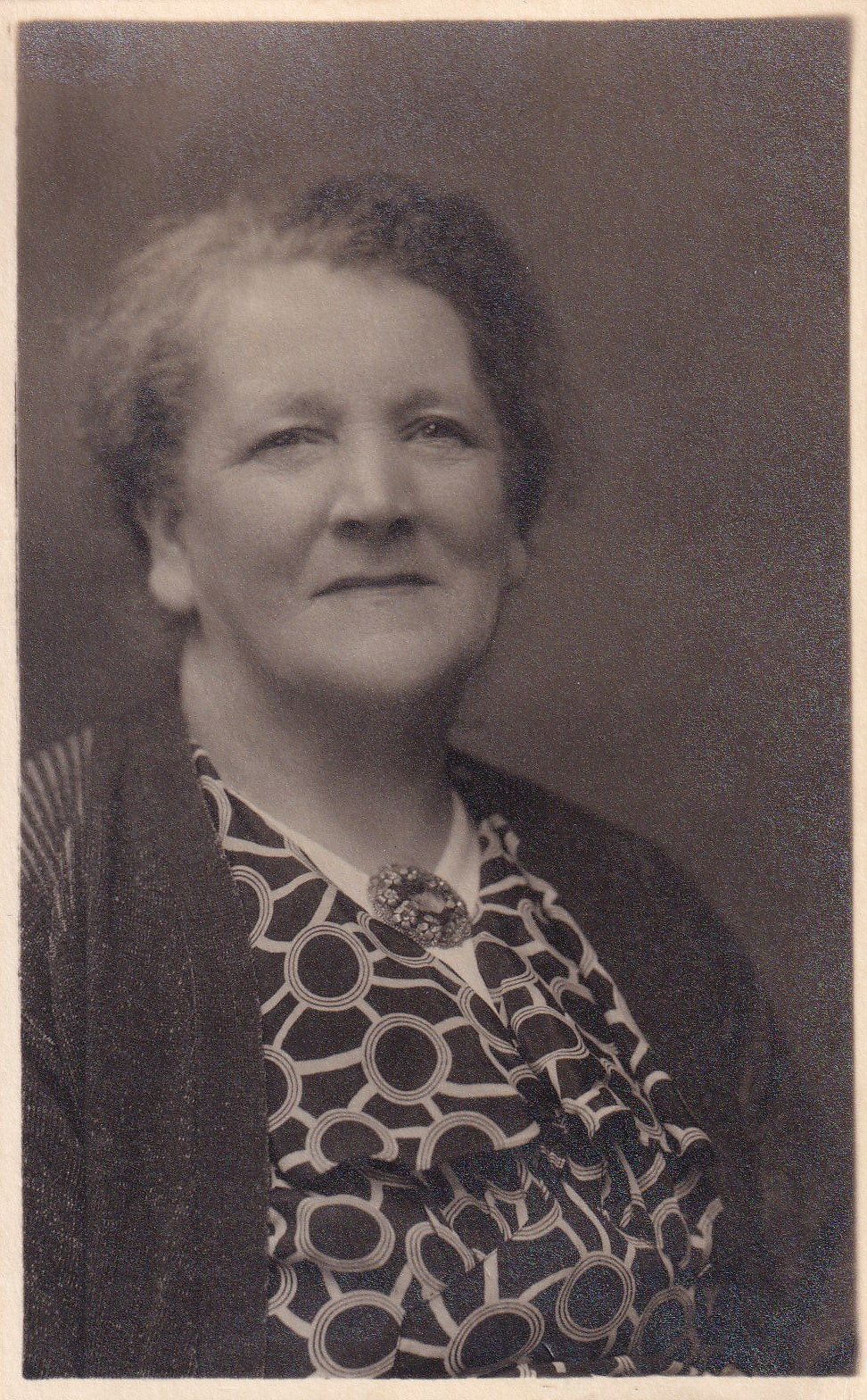 Older woman with brooch, 20th Century