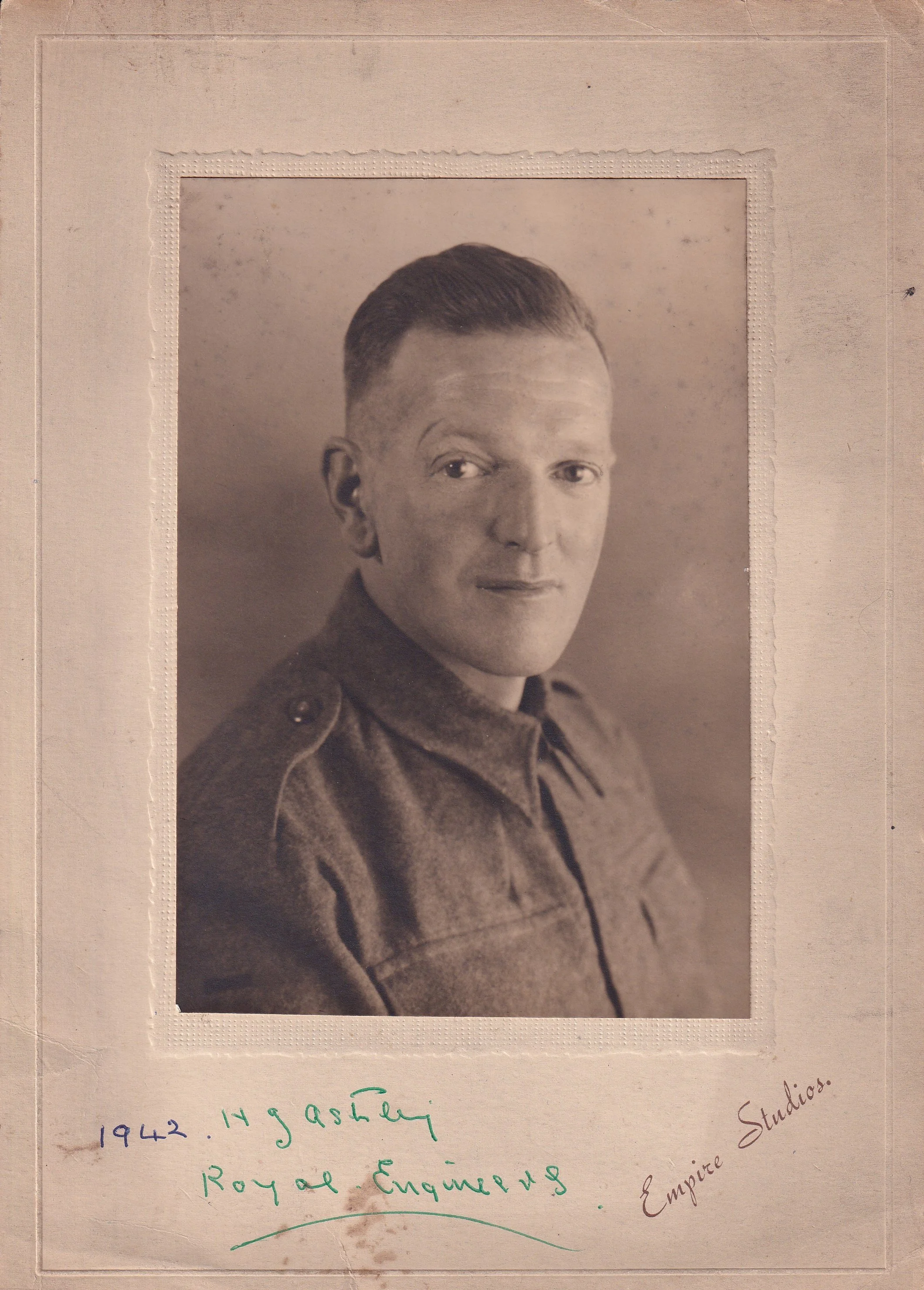 H G Ashley, Royal Engineers