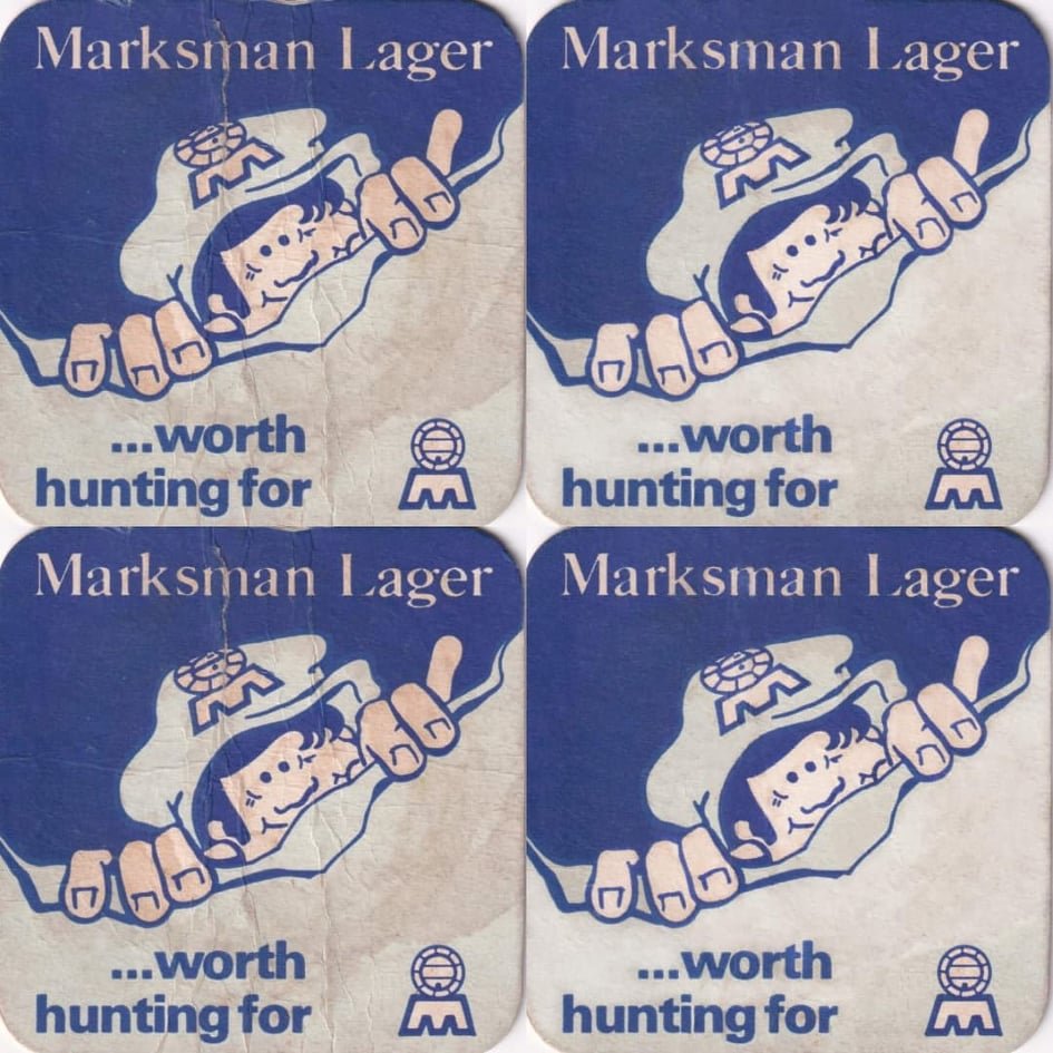 Marksman Lager Mat, digitally restored by me