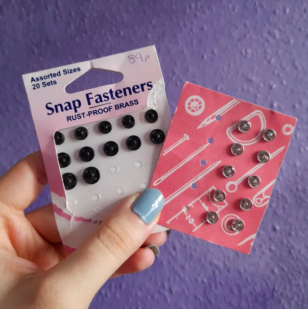 Snap fastenings, 21st Century.