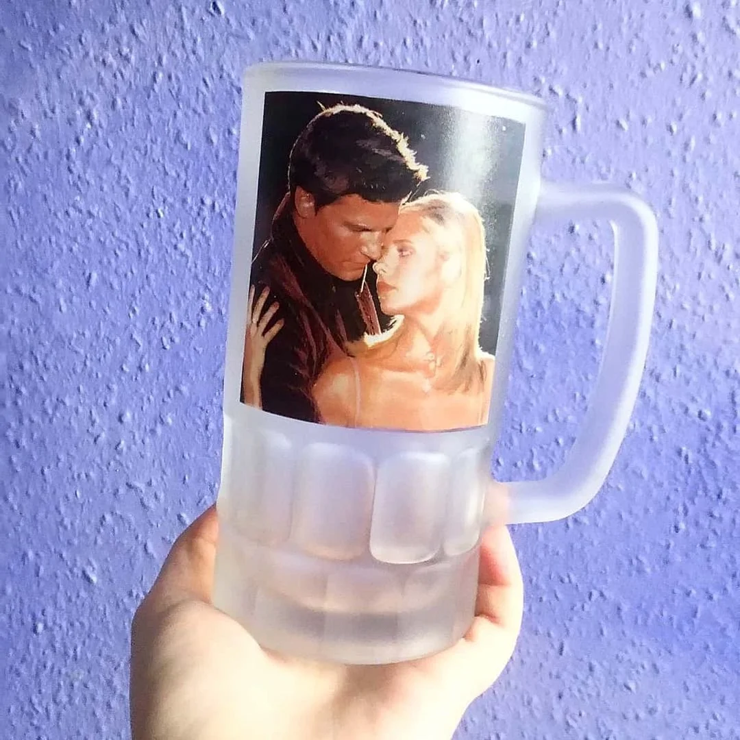 Buffy and Angel tankard, 2000