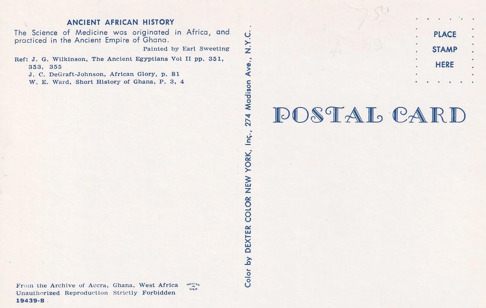 History of Medicine in Africa, painted by Earl Sweeting