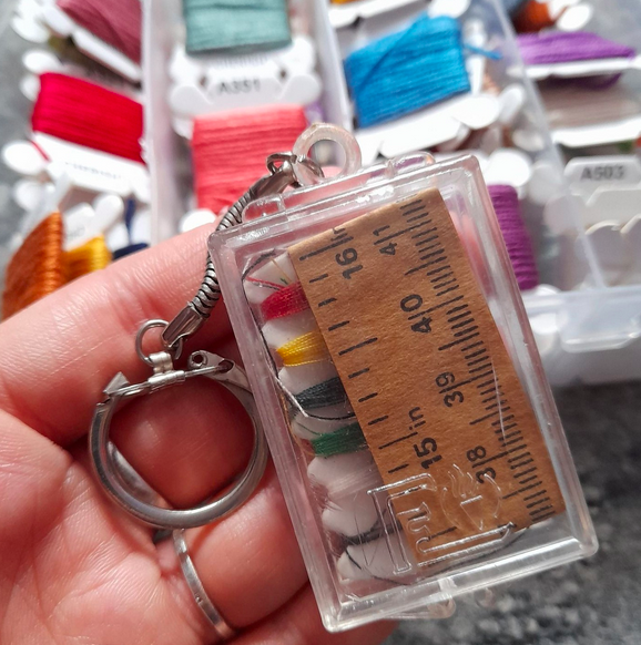 Portable sewing kit, 20th Century.
