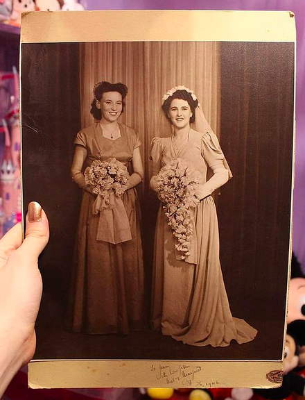 Bride and Bridesmaid, 1946
