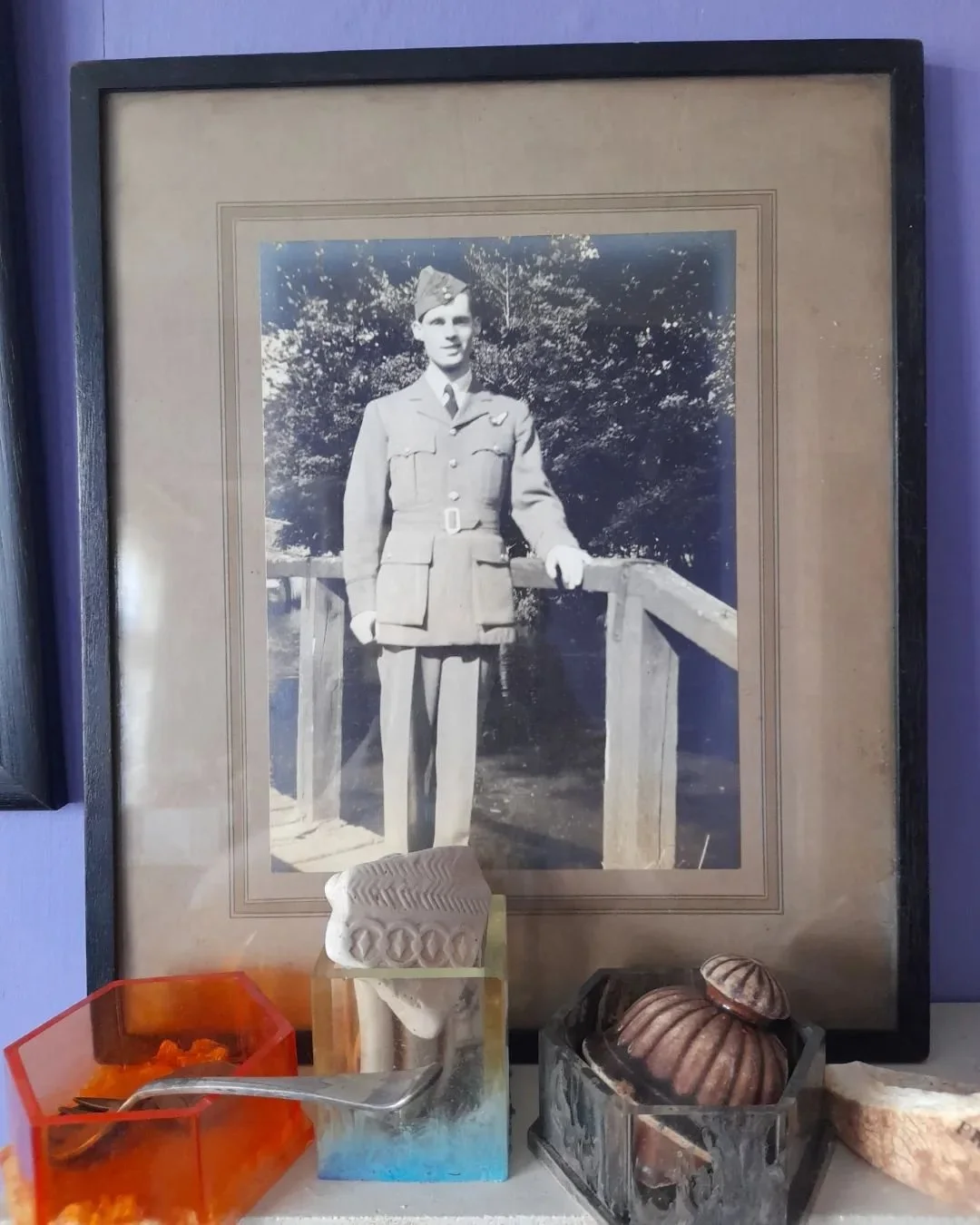 Man in military uniform, 40s